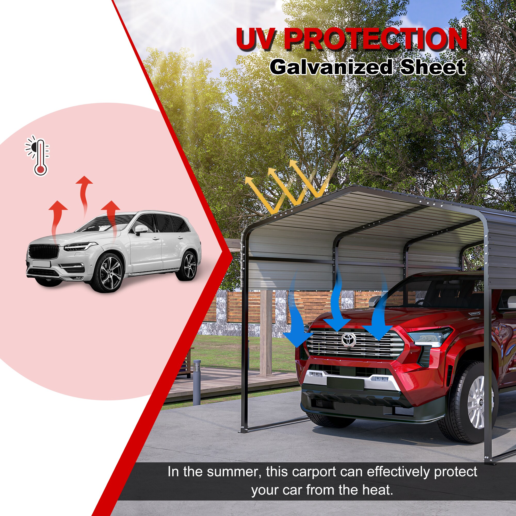 Anysun 717974542190 Carport-Covers - View #9