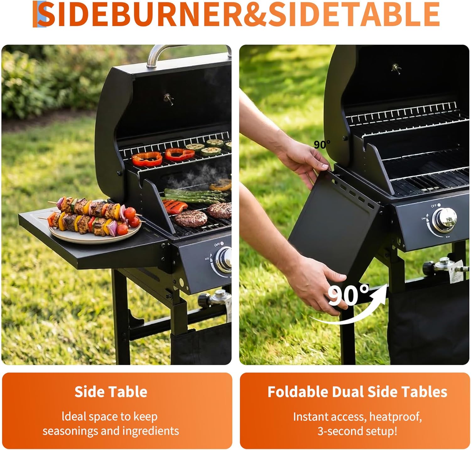 Garvee HQ-A-G3-4JPP-X4FB Gas-Grill - View #4