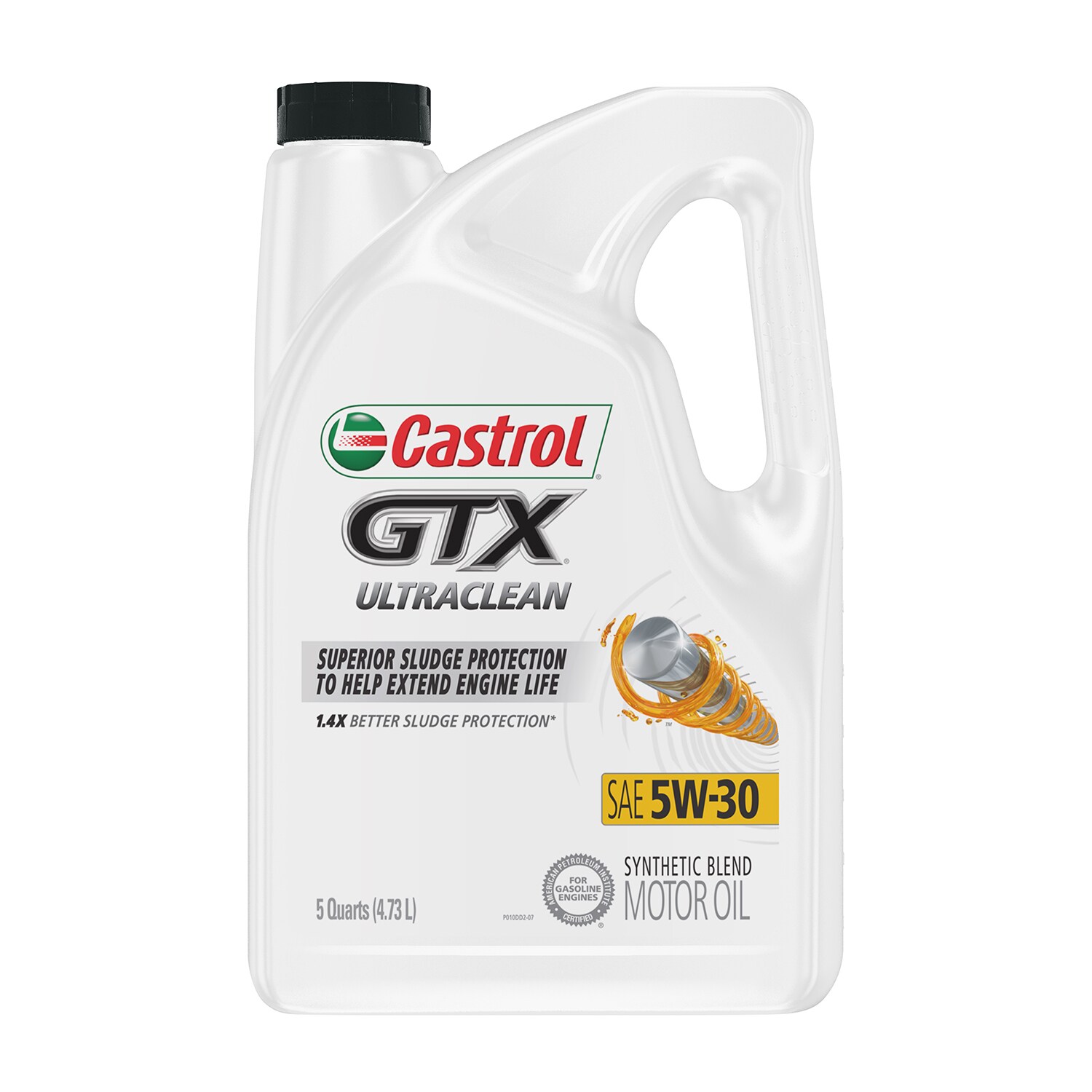 Castrol GTX 5W-30 Conventional Motor Oil, 5.1 Qt., 311577