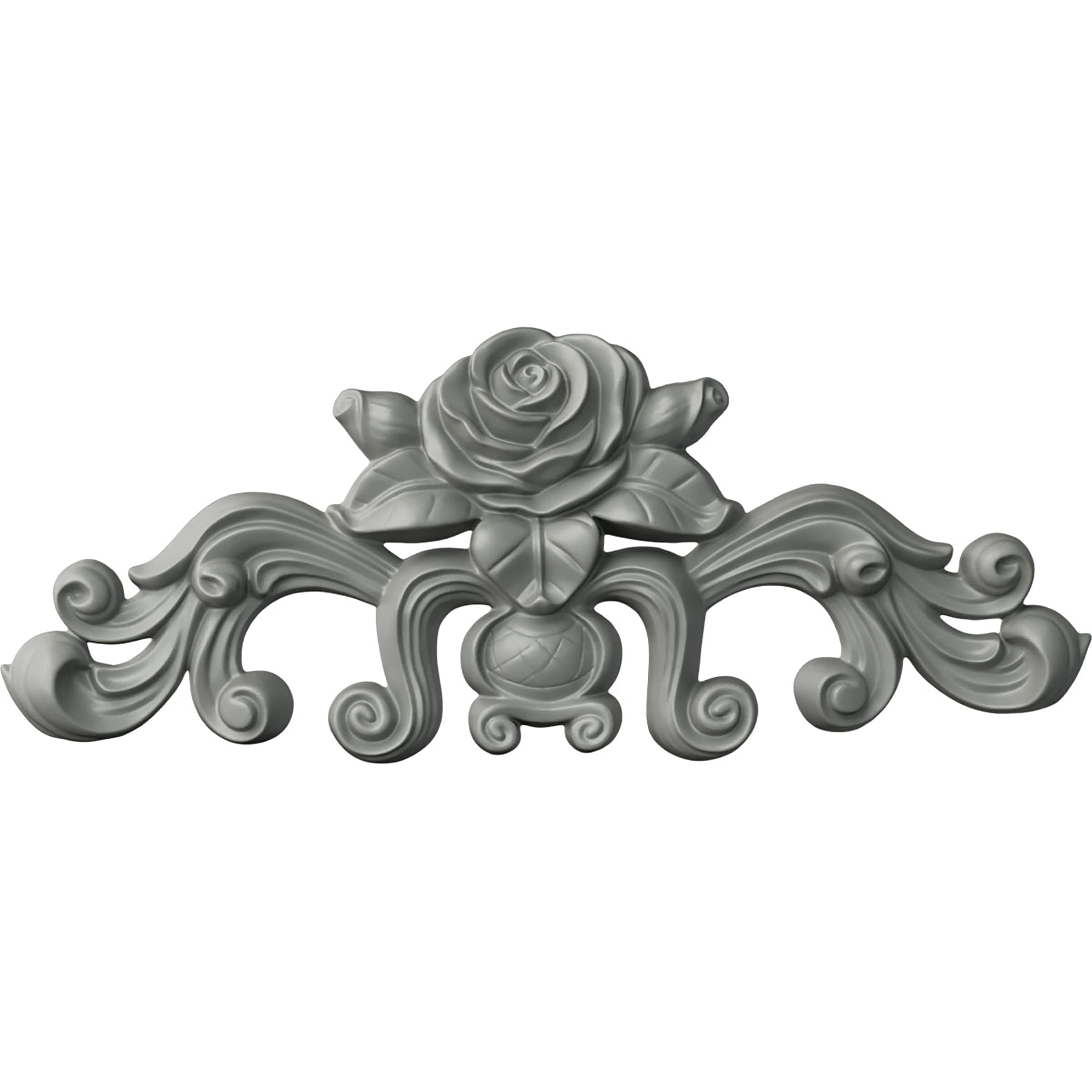 Ekena Millwork ONL13X05X01NA Nadia 13.75-Inches W x 5.5-Inches H Primed Applique