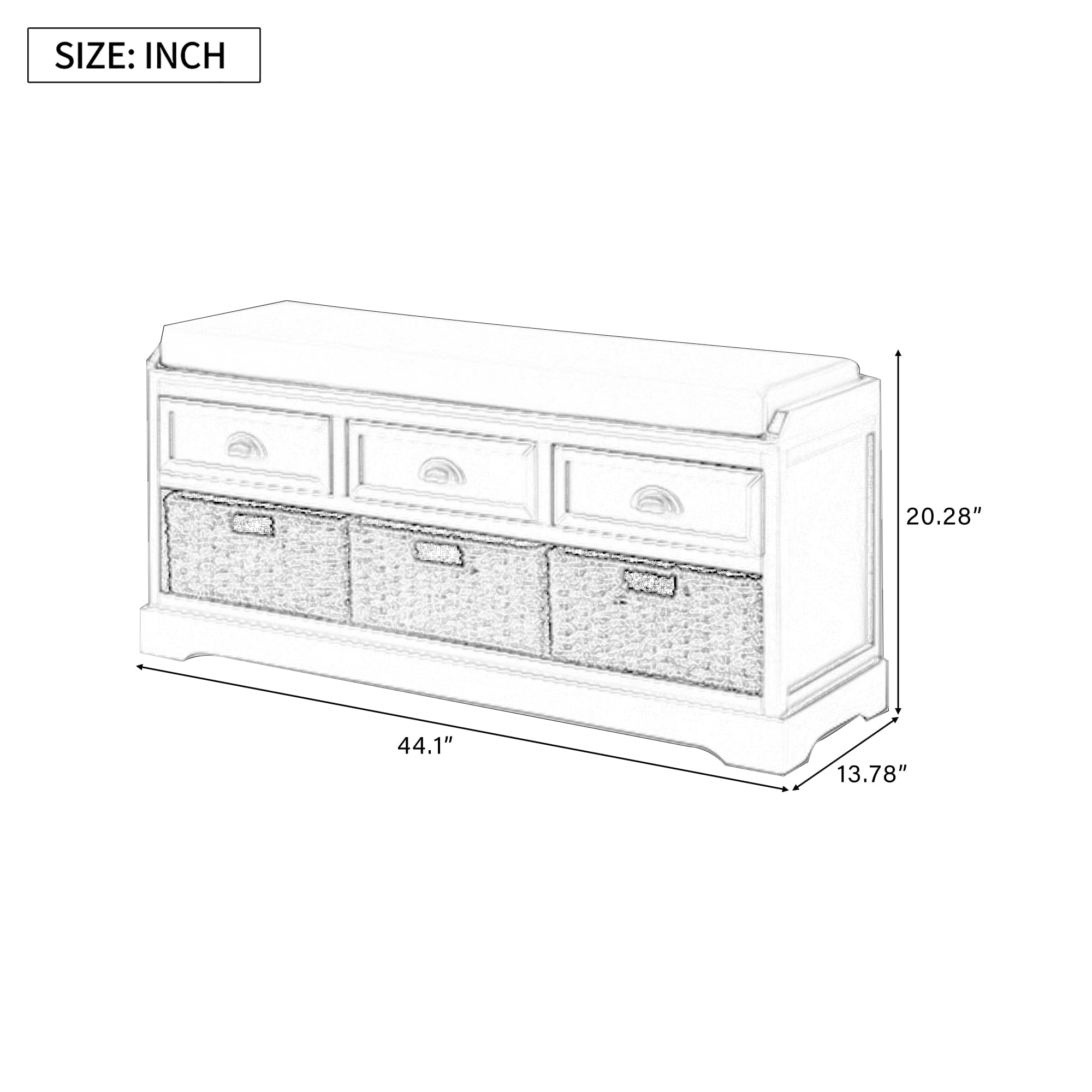 ModernLuxe WF323641AAK bench - View #6
