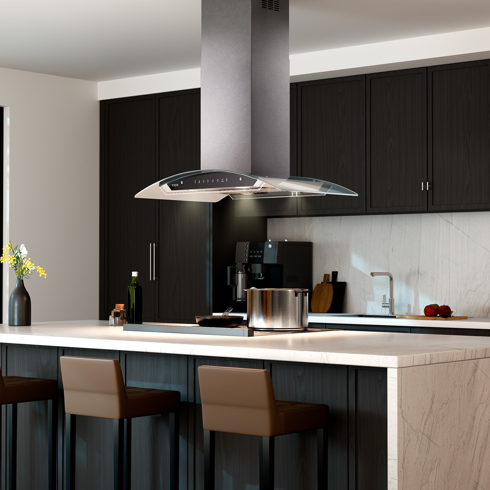 VIKIO IKIS01-36 Island-Range-Hoods - View #5