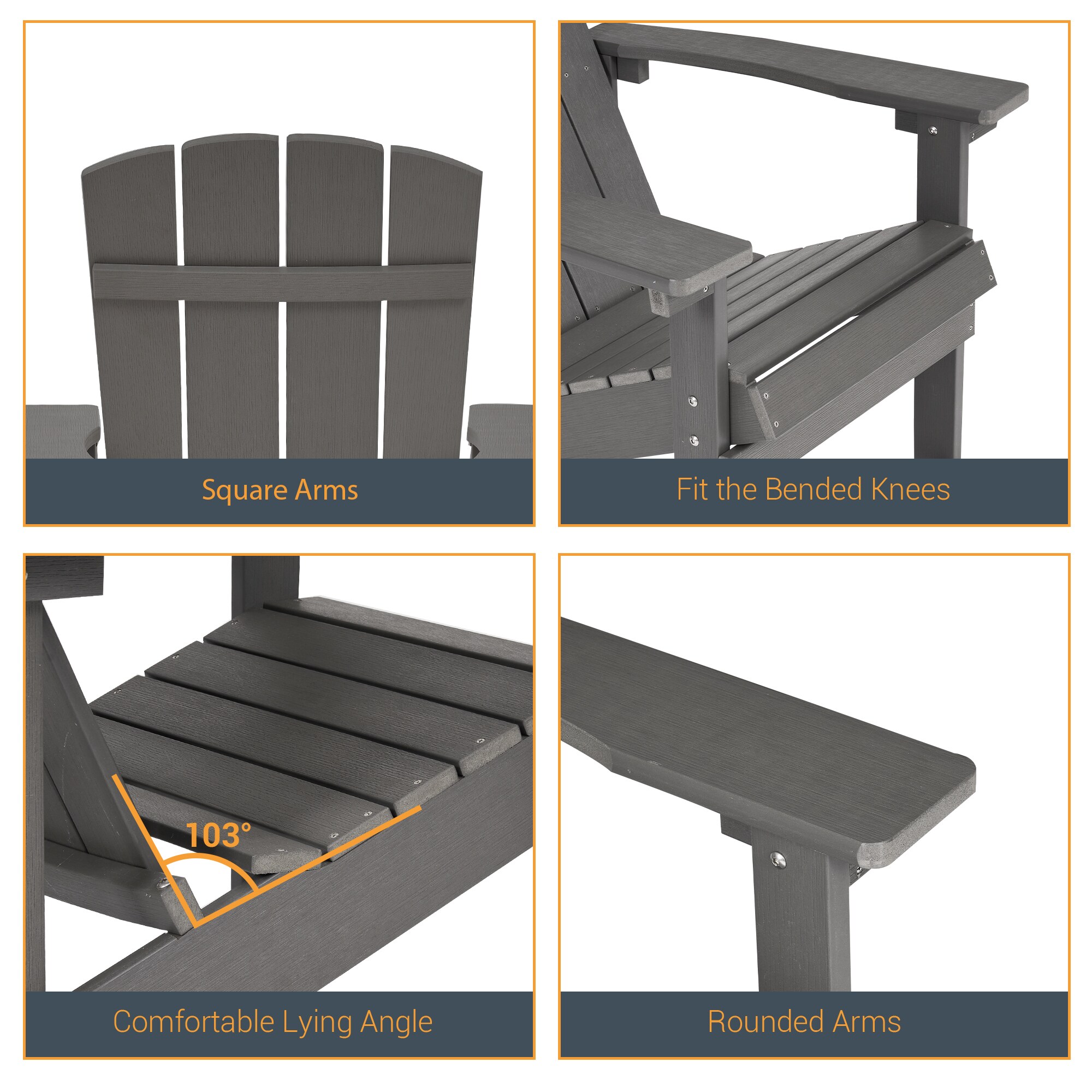 Sonkuki SD-AD-B3GY-2 Patio-Chairs - View #3