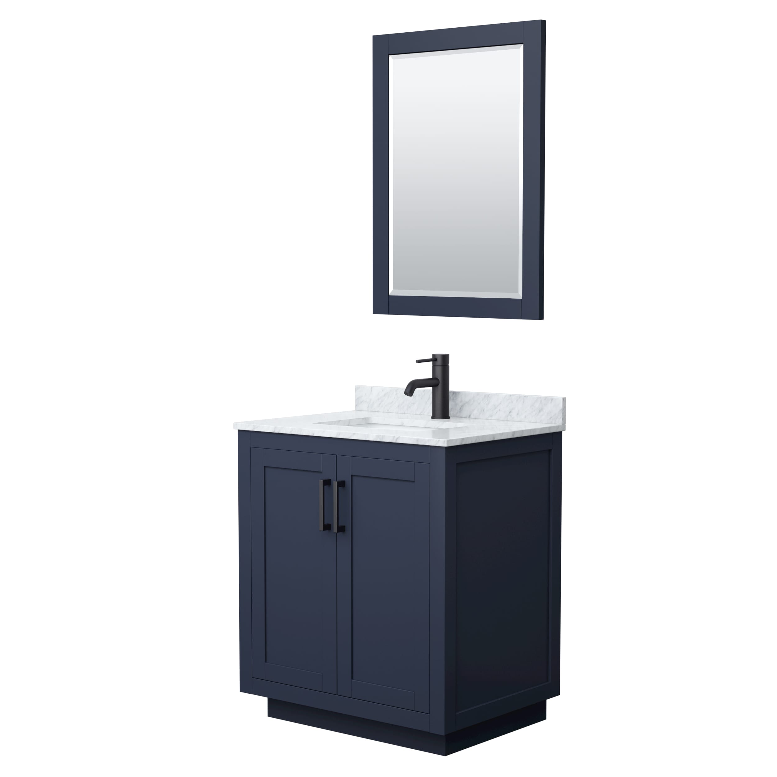 Wyndham Collection WCF292930SBBCMUNSM24 Bath-Vanity-Combo - View #2