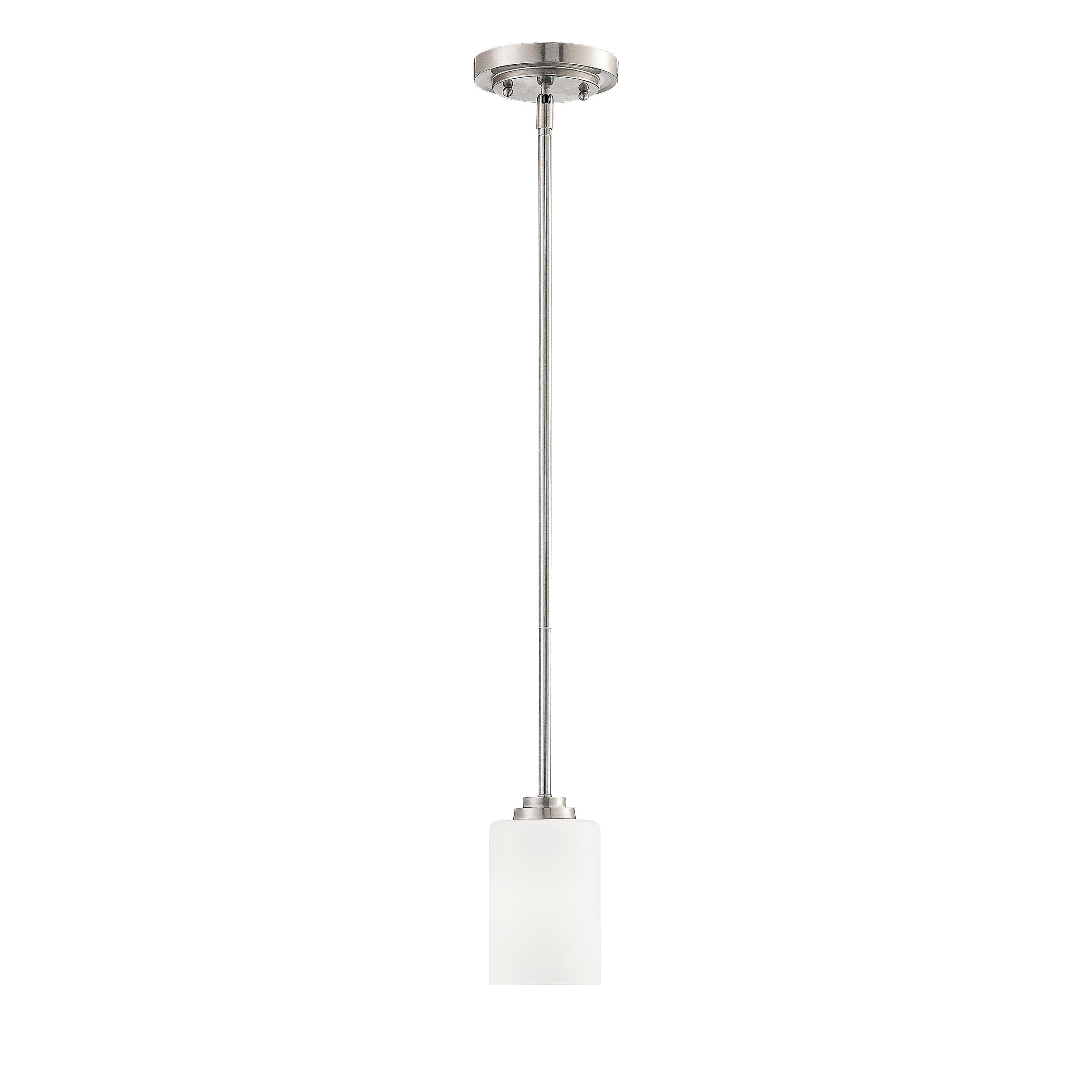 Millennium Lighting 7251-SN Bristo Satin Nickel Traditional Etched glass Geometric Large Hanging Pendant light