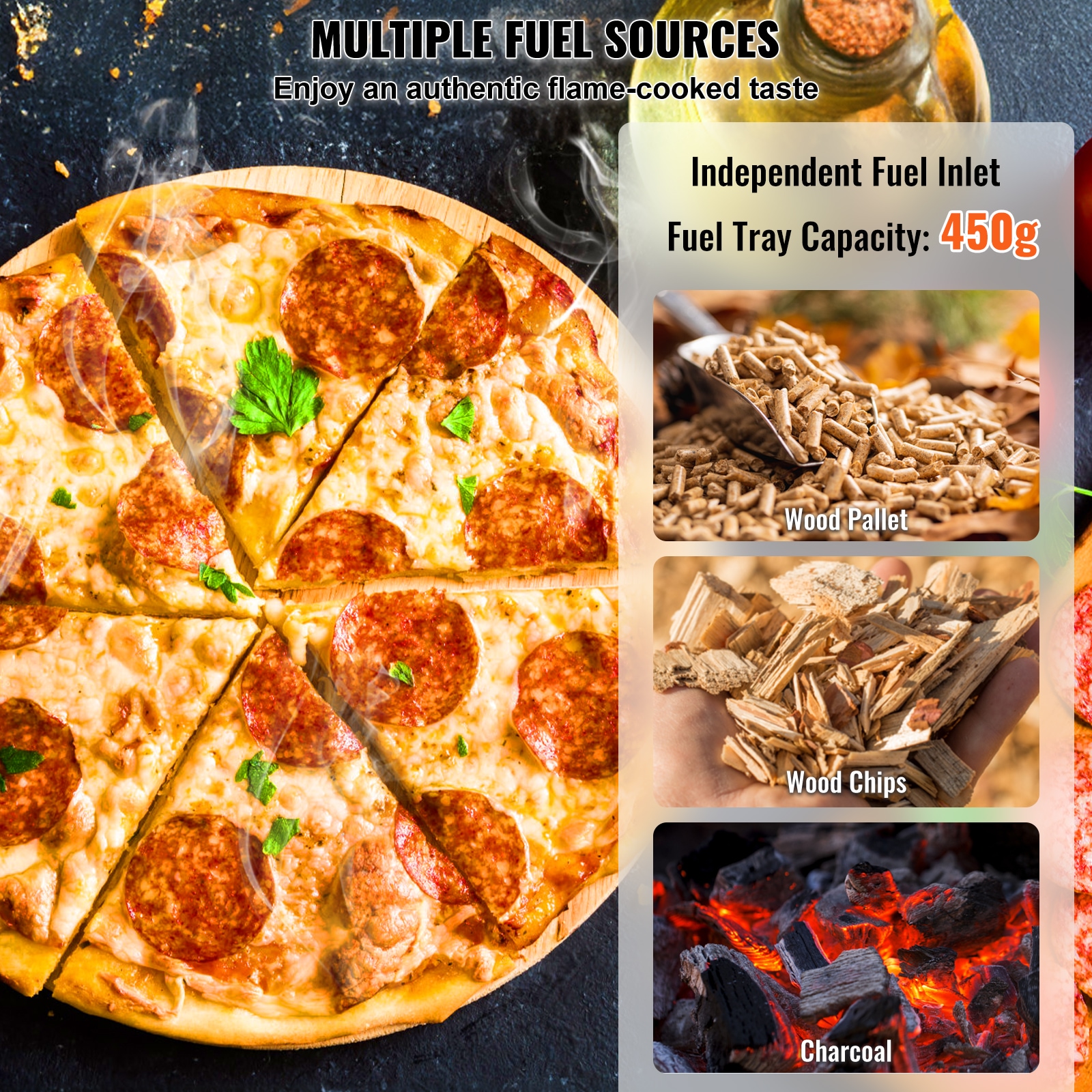 VEVOR BXPSL12YCKLPIX7UGV0 Outdoor-Pizza-Ovens - View #4