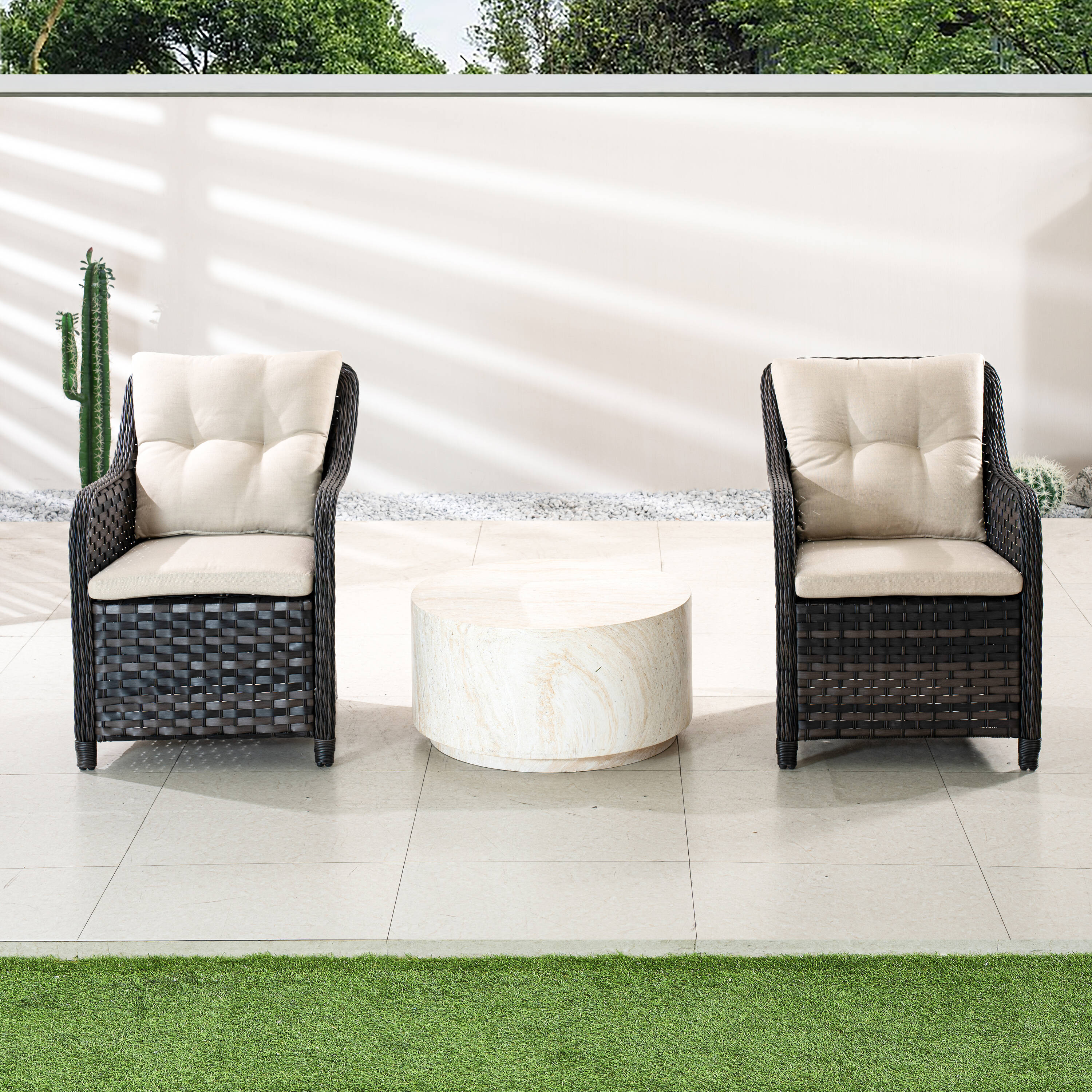 Direct Wicker DWC-240076TA012B Patio-Conversation-Sets - View #3