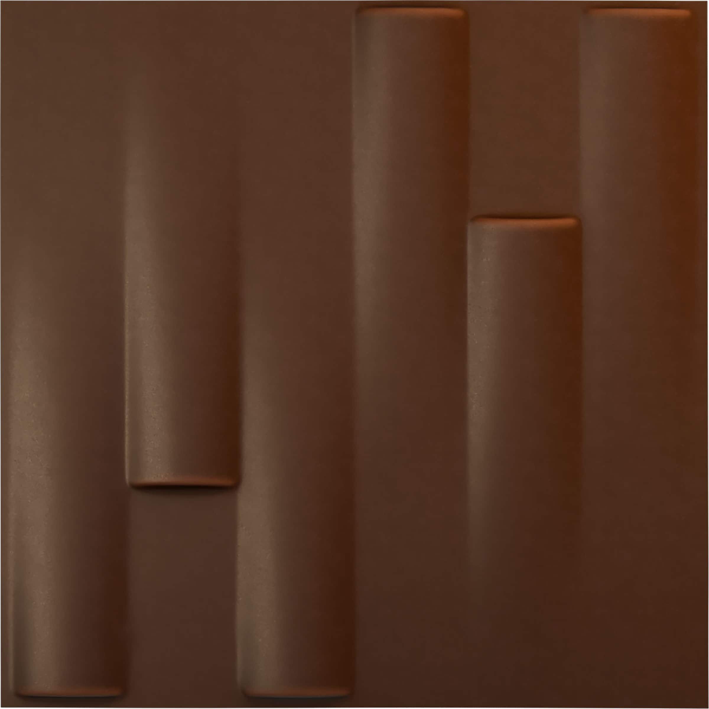 Ekena Millwork WP20X20HADRU 19-5/8-in x 19-5/8-in Embossed Paintable/Stainable Red PVC Abstract Wall Panel ( 2.67-sq ft )