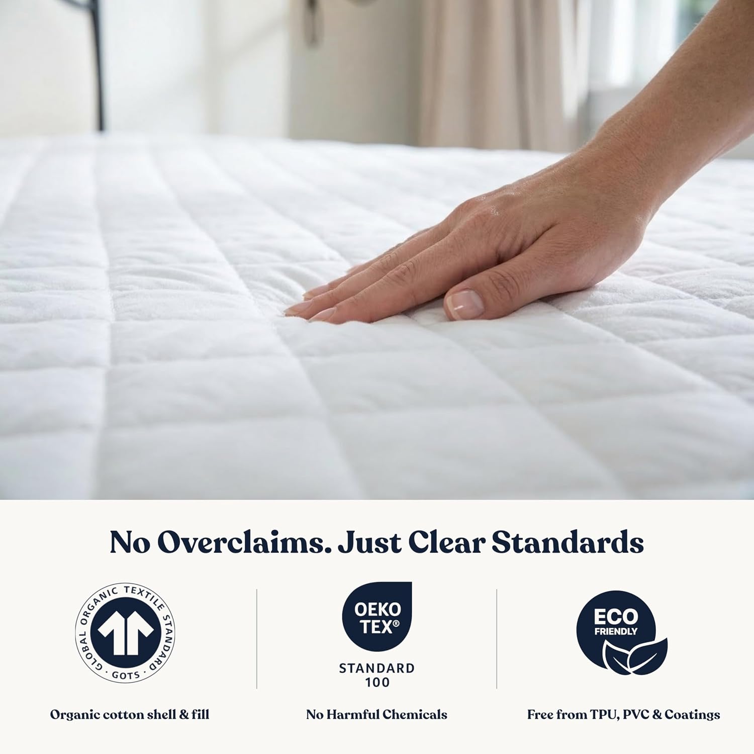 Delara DELQMCWHT-QUEN Mattress-Covers - View #5