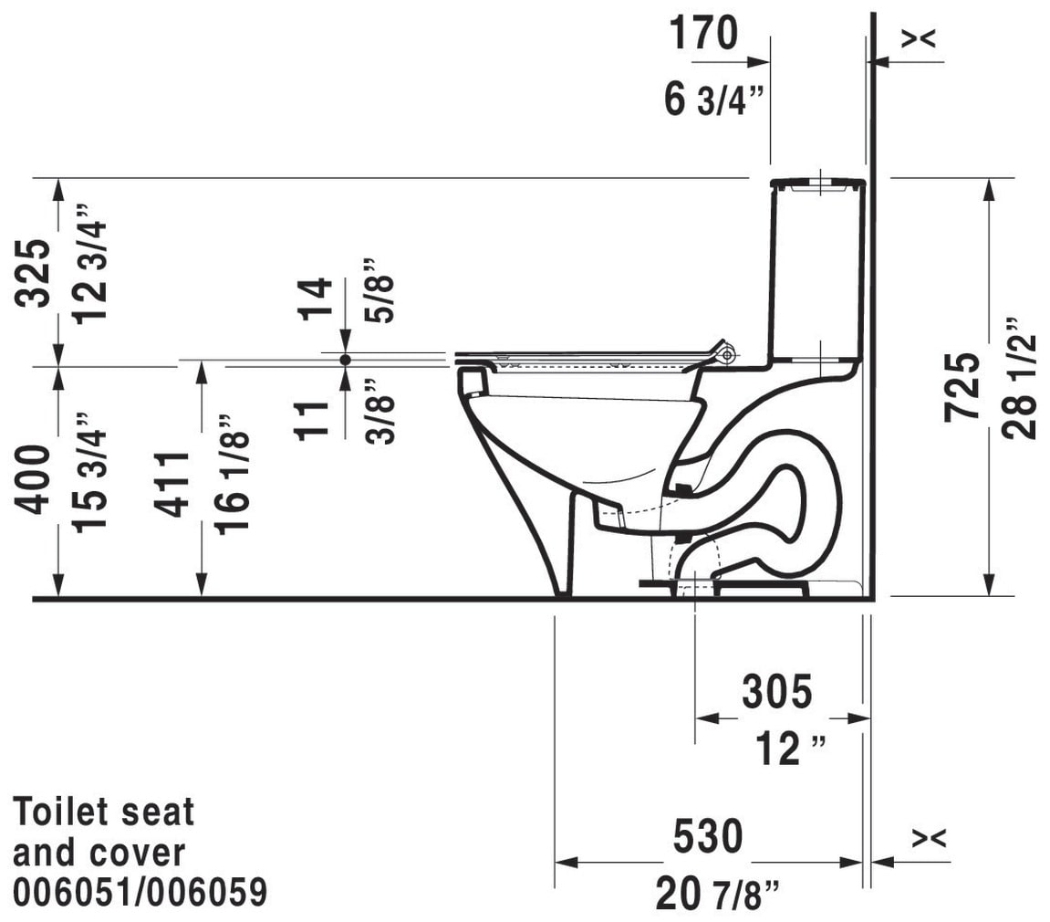 Durastyle White Elongated Dual Flush One-Piece Toilet