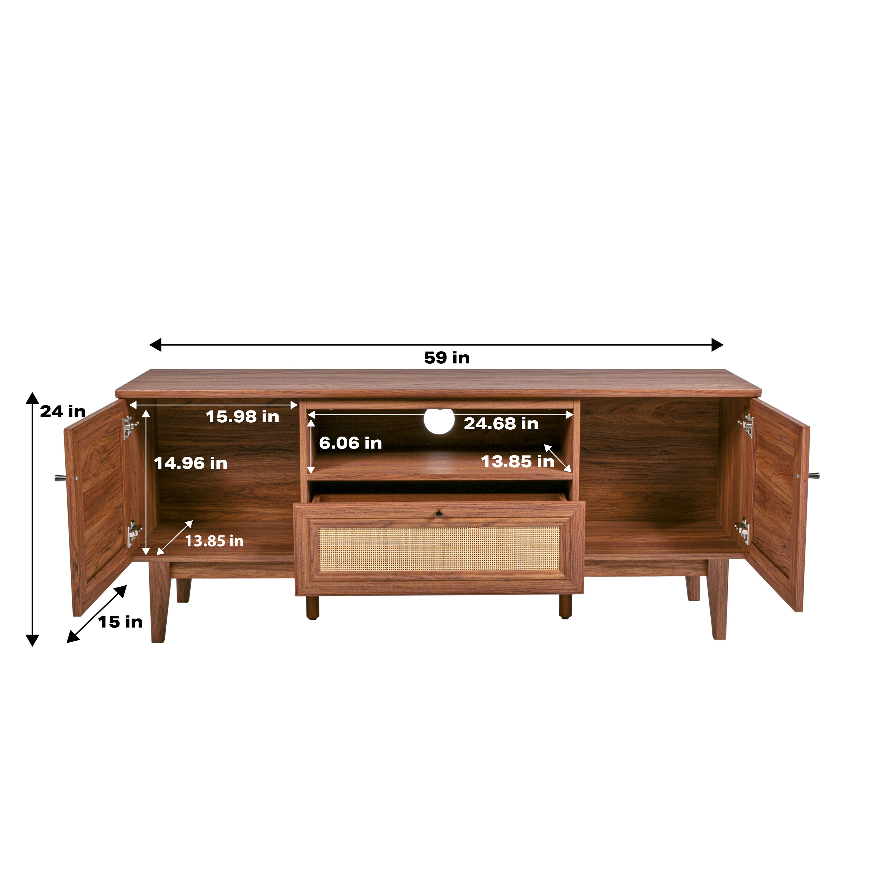 JONATHAN  Y TVS1002B Tv-Stands - View #14
