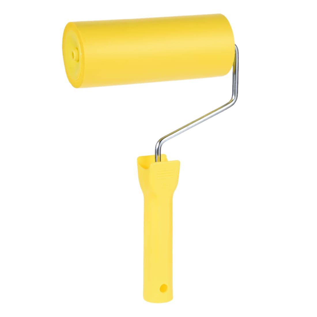 Unique Bargains Nitrile Rubber Paint Roller Brush 6 Inch 15cm for Household Wall Painting Treatment with Plastic Handle #S25092400UX5131