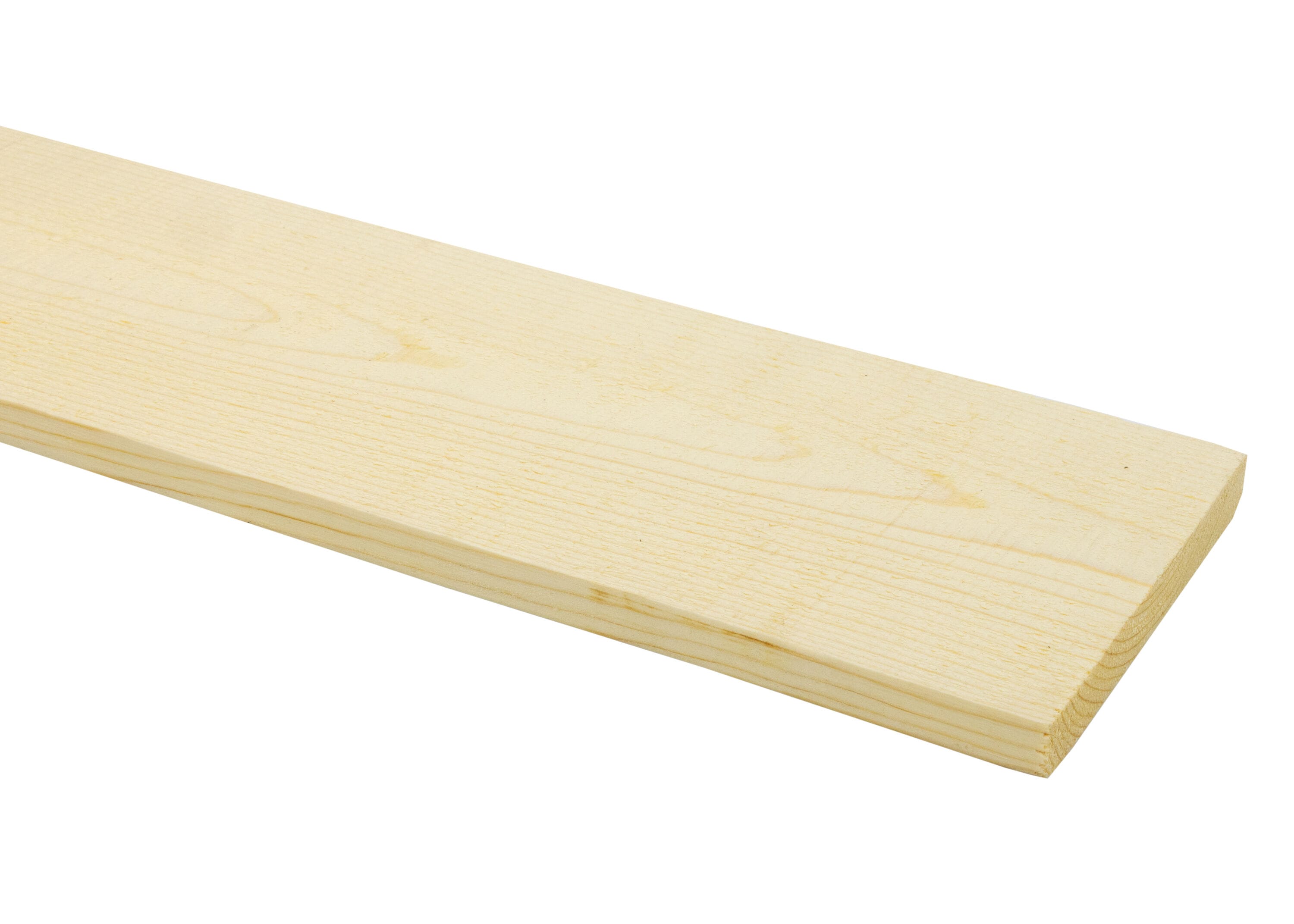 RELIABILT 1-in x 6-in x 10-ft #2 S2S1E Spruce Pine Fir Common Board in ...