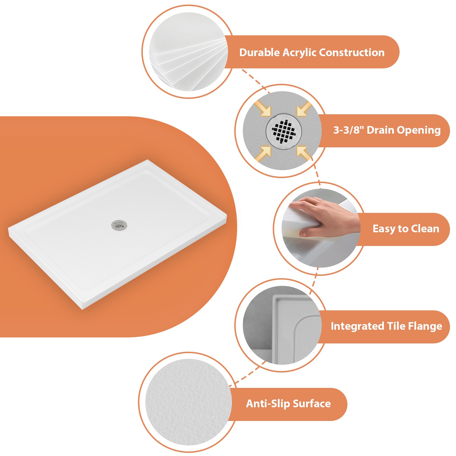 Lordear LD-DZ4832 Shower-Floors - Thumbnail View #5