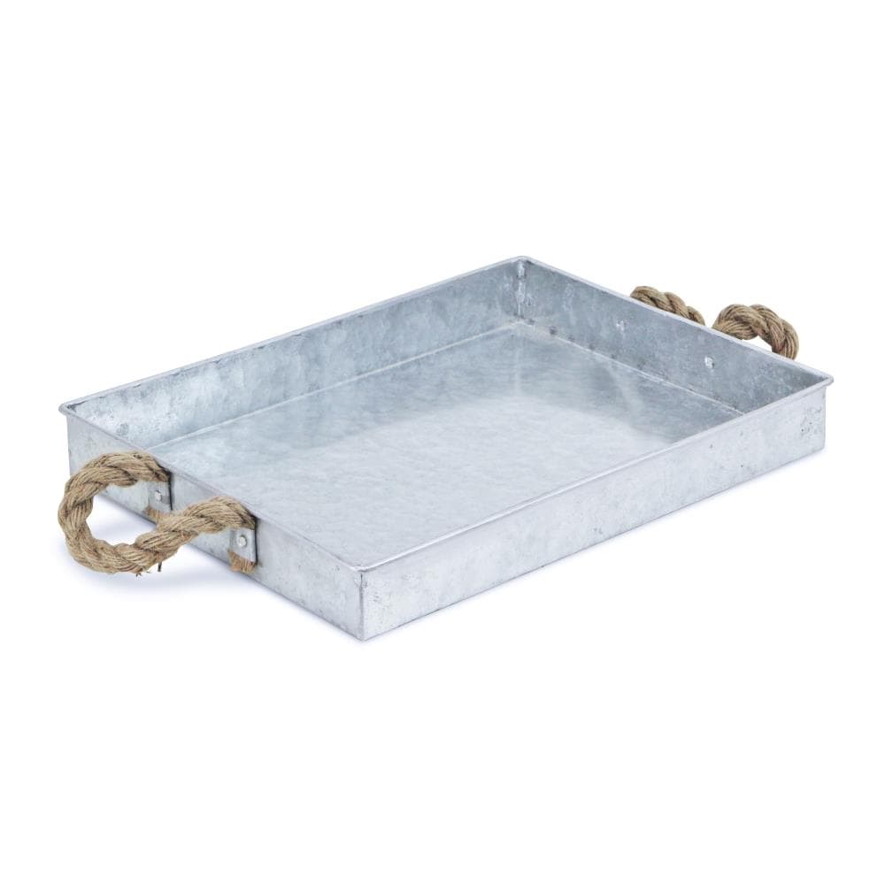 Cheung's FP-3744 Trays and Caddies 11.75-in x 16-in Gray Rectangle Serving Tray