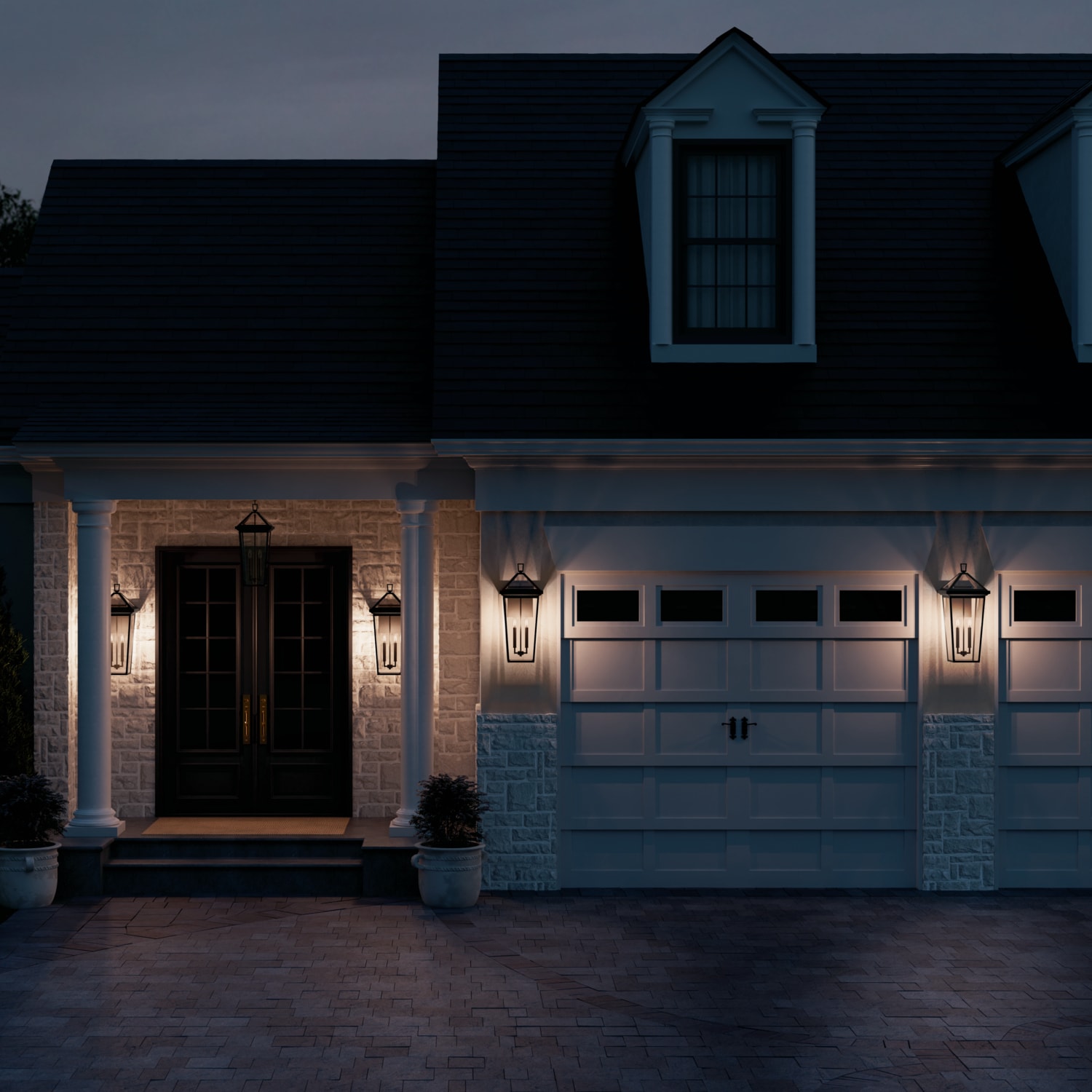 Kichler 59127BKT Outdoor-Wall-Lighting - View #7
