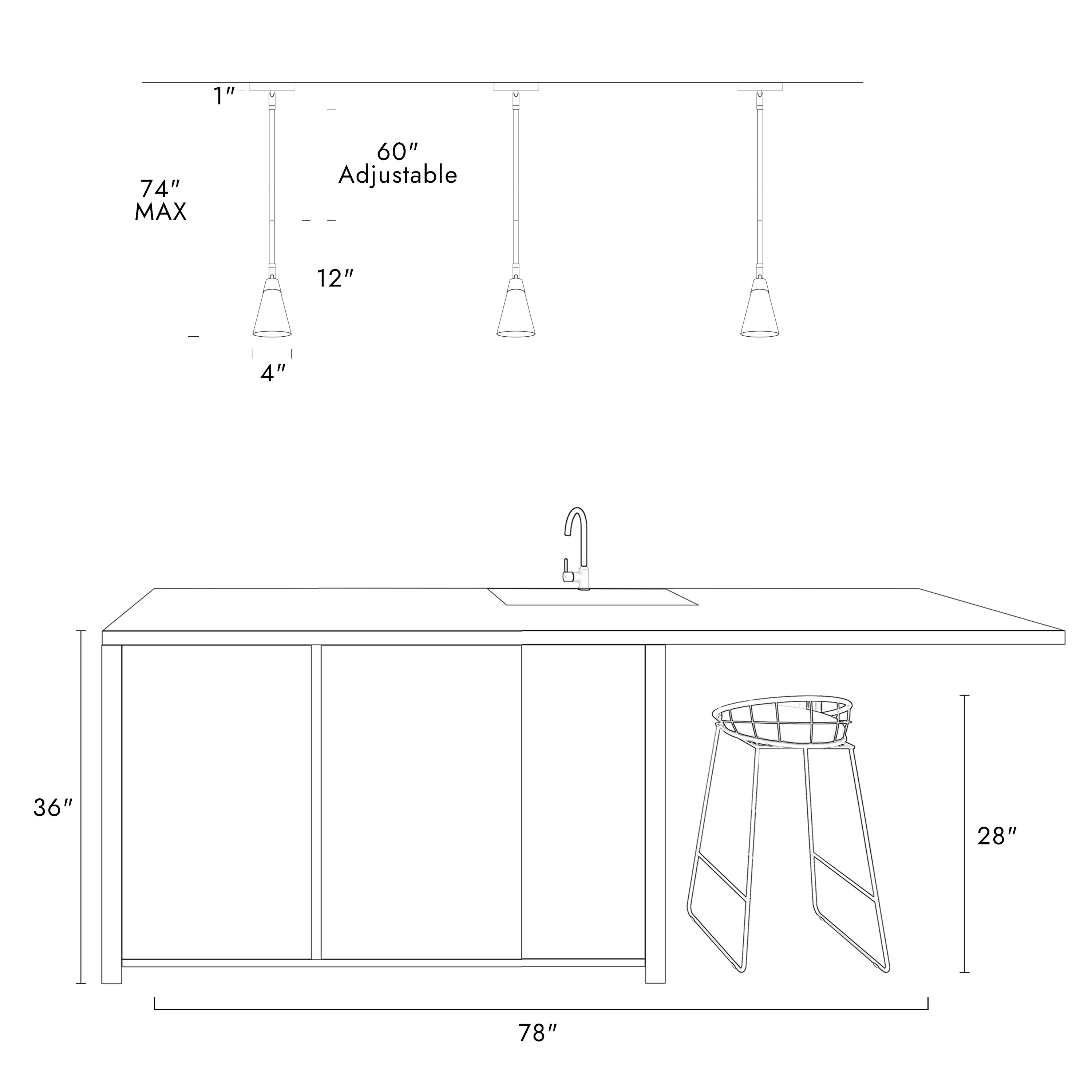 ZEVNI L3Q2IFZIW4381SI7 Pendant-Lights - View #7
