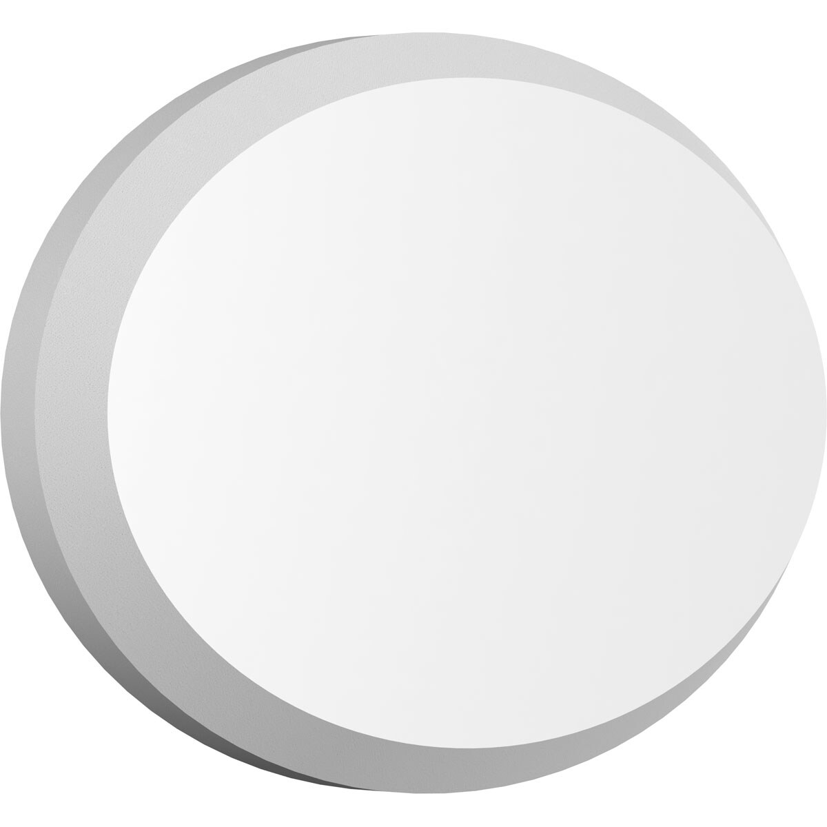 Ekena Millwork ROSP060X040X050DAL01 Standard Dalton with Beveled Edge 6-in x 4-in Round Unfinished PVC Rosette