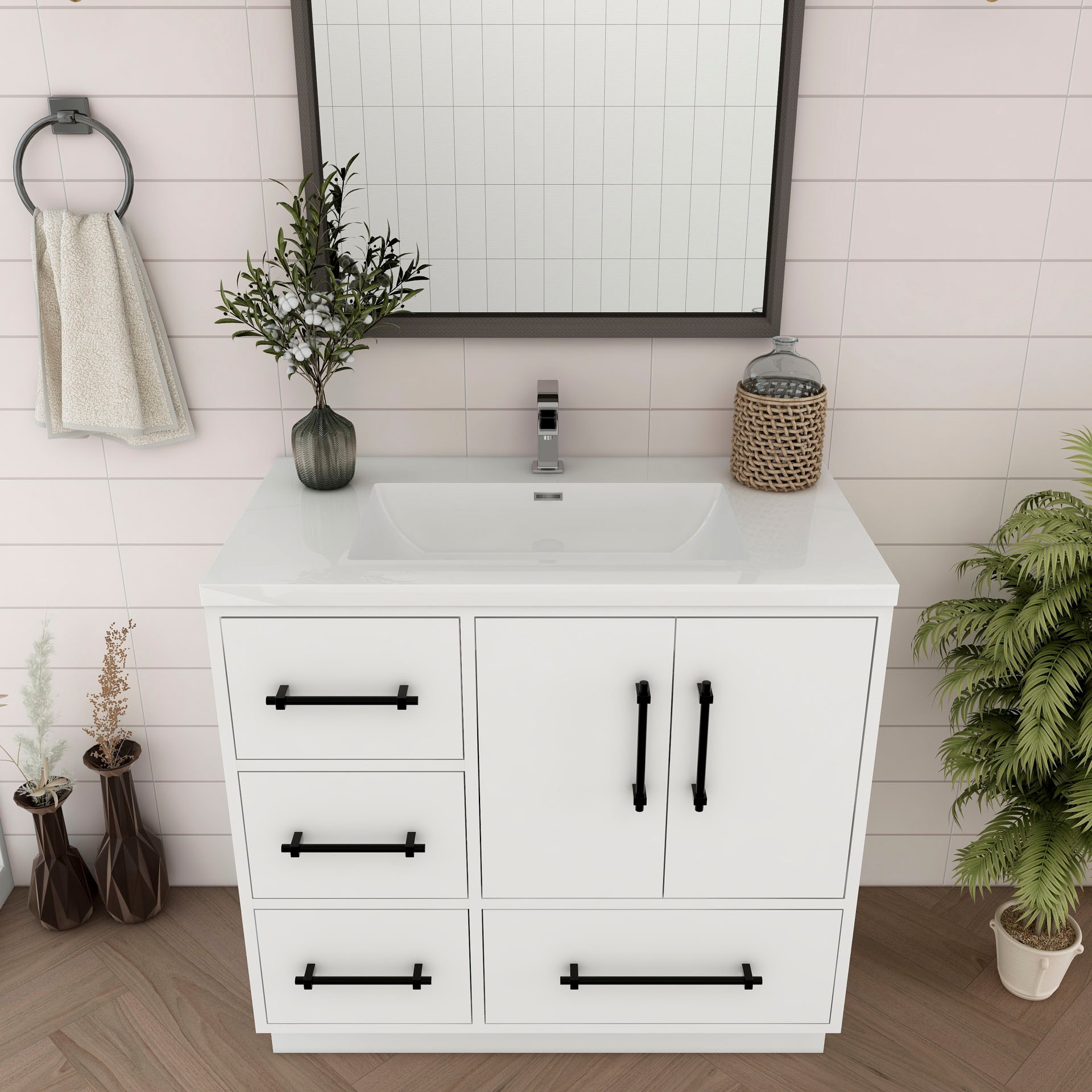 BV Better Vanity VICTORIA36LFS-GW Bath-Vanity-Combo - View #5