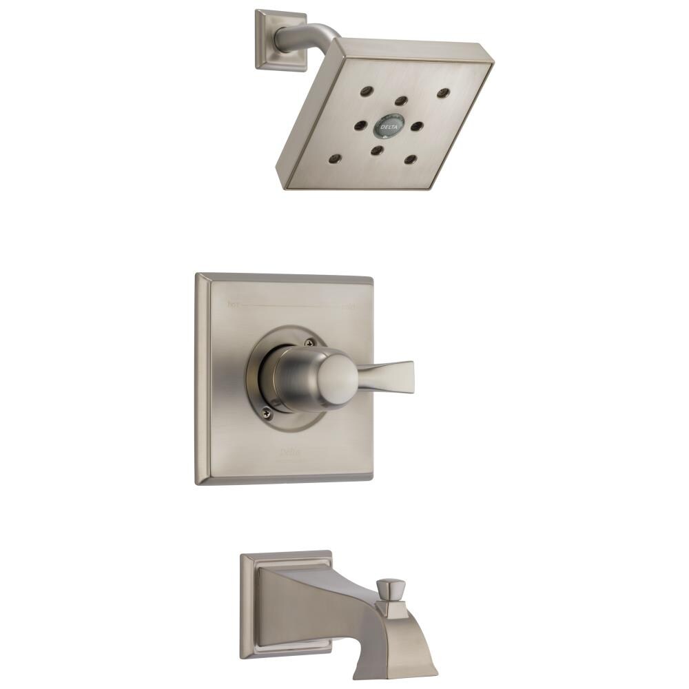 Delta T14451-SPH2O Dryden Spotshield Stainless 1-handle Bathtub and Shower Faucet