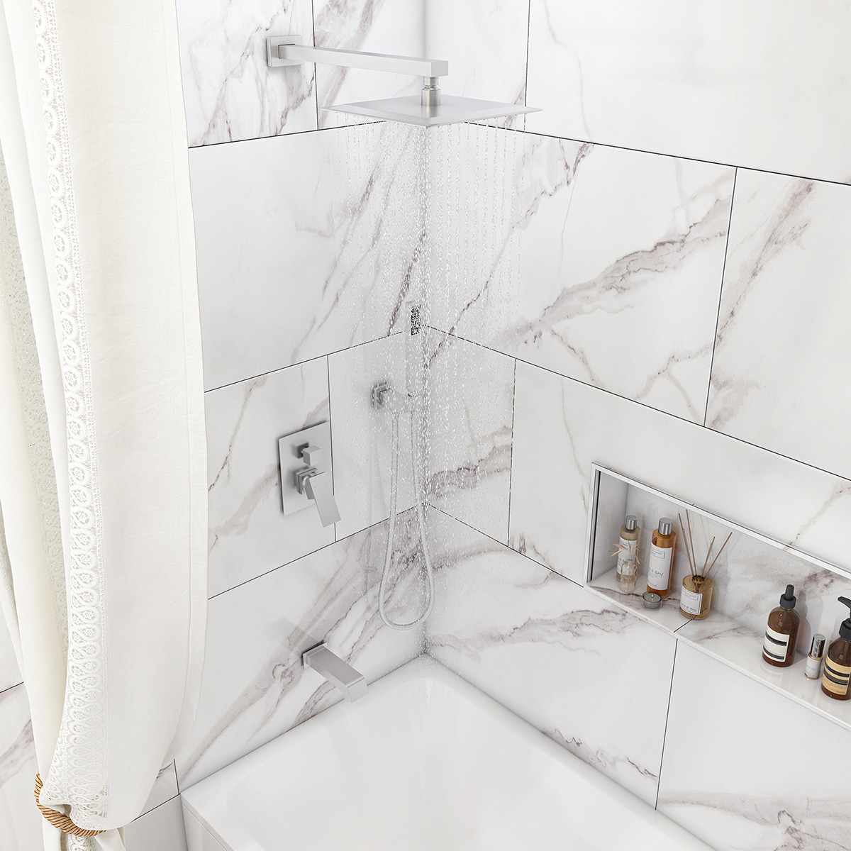 Mondawe AM-S008AC-10BN Showerhead-Bar-Panels - View #5