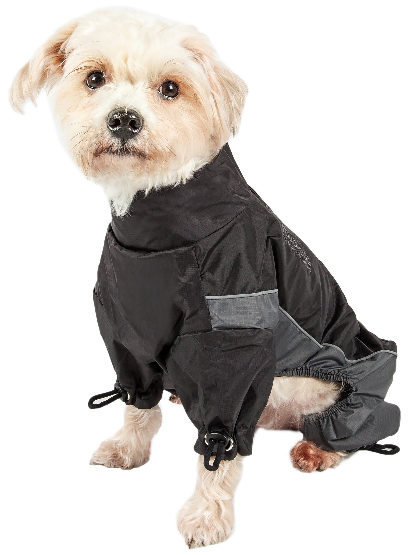 Touchdog Black Dog/Cat Coat Extra Small in the Pet Clothing department ...