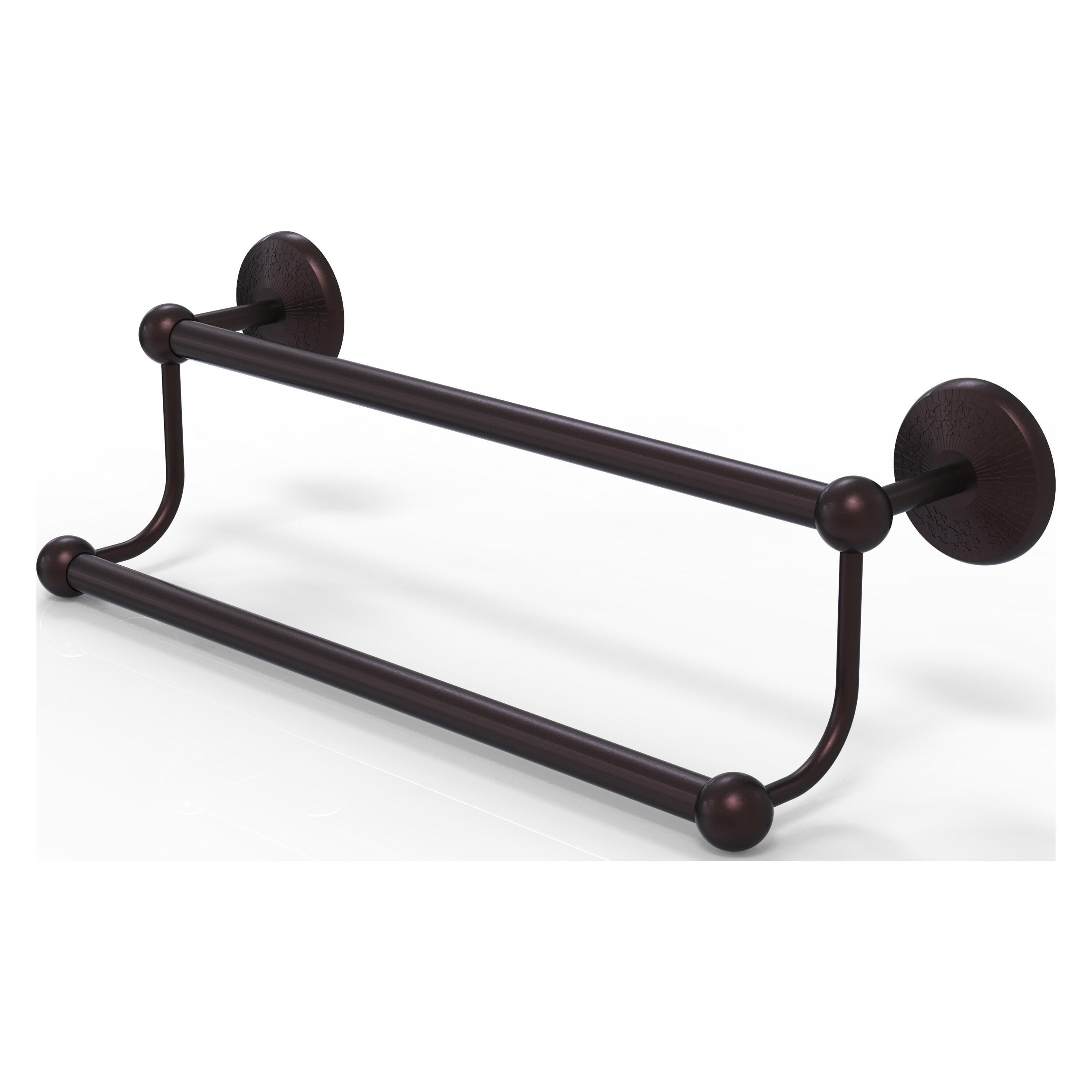 Allied Brass PMC-72/18-ABZ Prestige Monte Carlo 18-in double Antique Bronze Wall mount Double Towel Bar