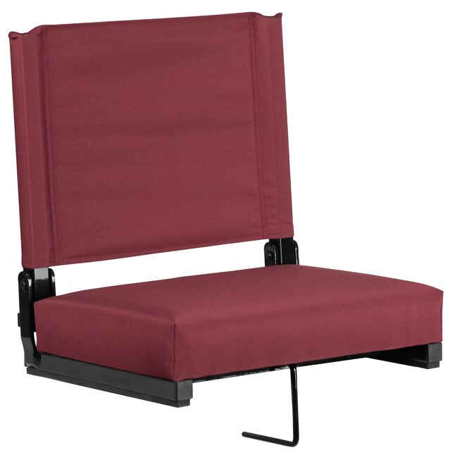 Flash Furniture Maroon Row Chair Folding Chair with Padded Seat ...