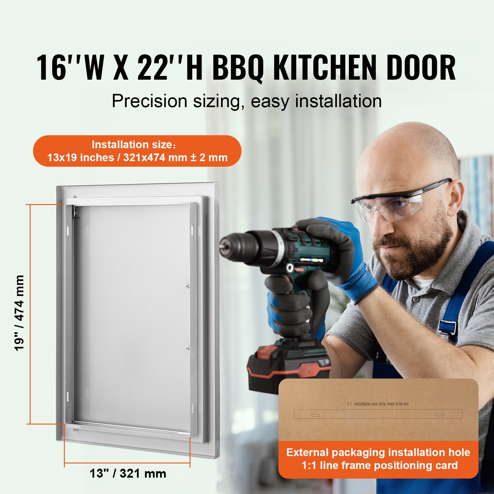 VEVOR DMMBSCJM16X2GR6D9V0 Builtin-Grill-Cabinet-Parts - View #5