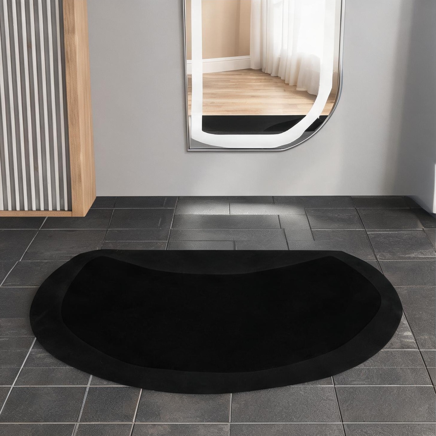 Naturefalls Professional Stylist Comfort and Sleek Black PVC Health and Beauty Hair with 2 in