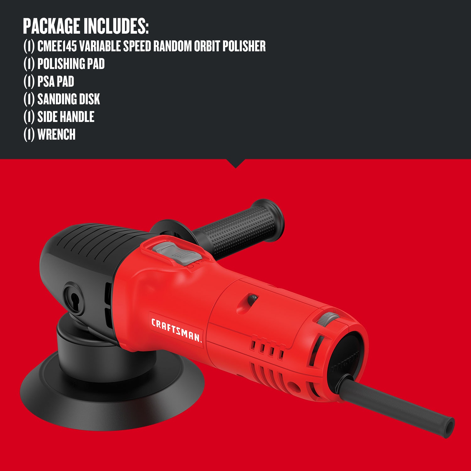 V20* Variable Speed Polisher (Tool Only)