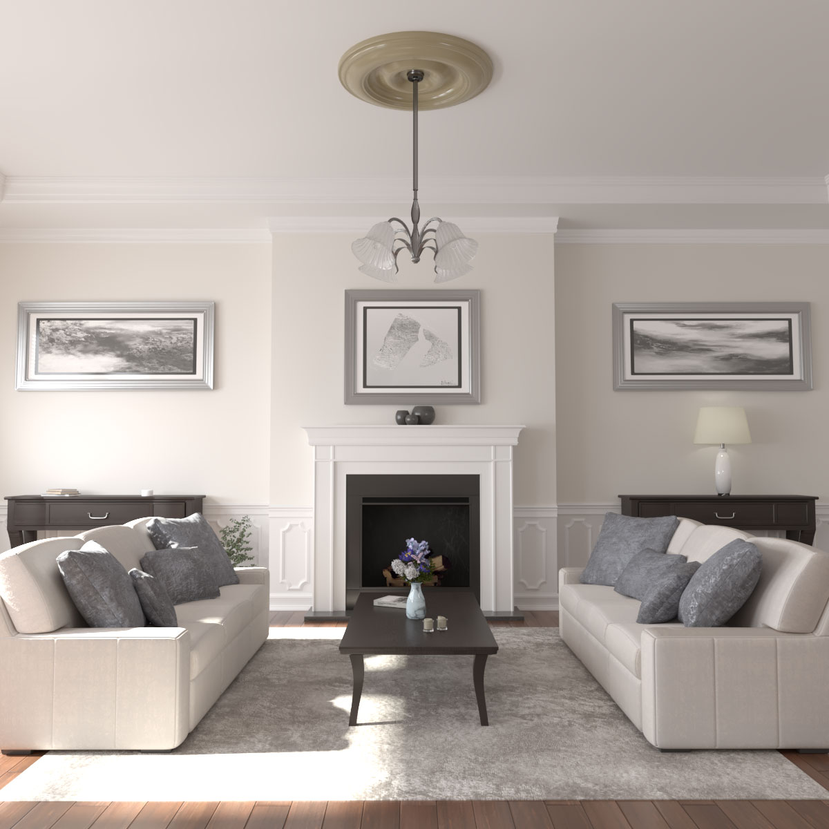 Ekena Millwork CM44CLGDF Ceiling-Medallions - View #4
