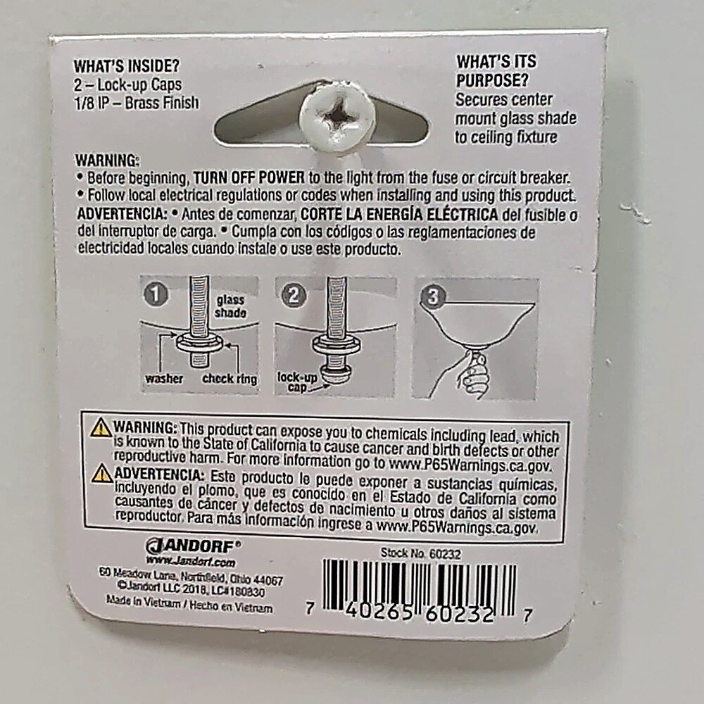 Jandorf 60232 Ceiling-Light-Mounts - View #3