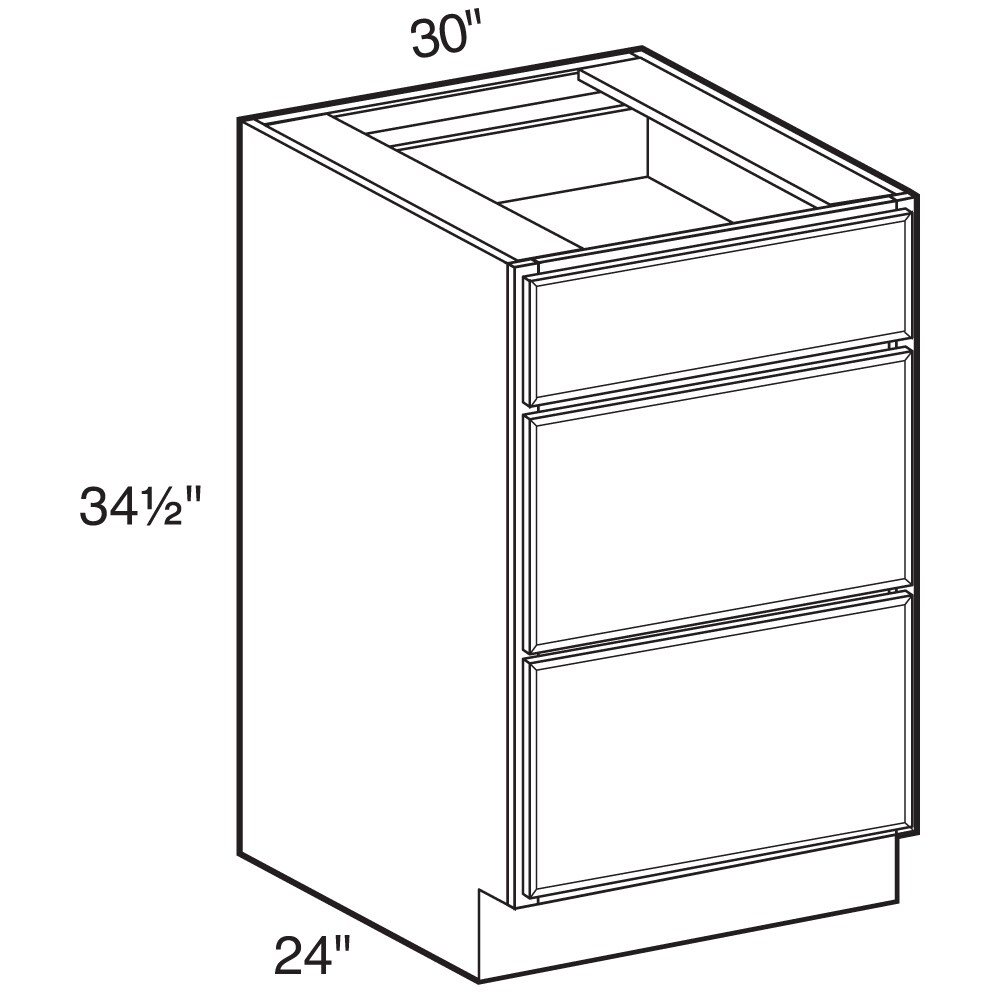 Luxxe Cabinetry Thornbury 30-in W x 34.5-in H x 24-in D Pastel Gray ...