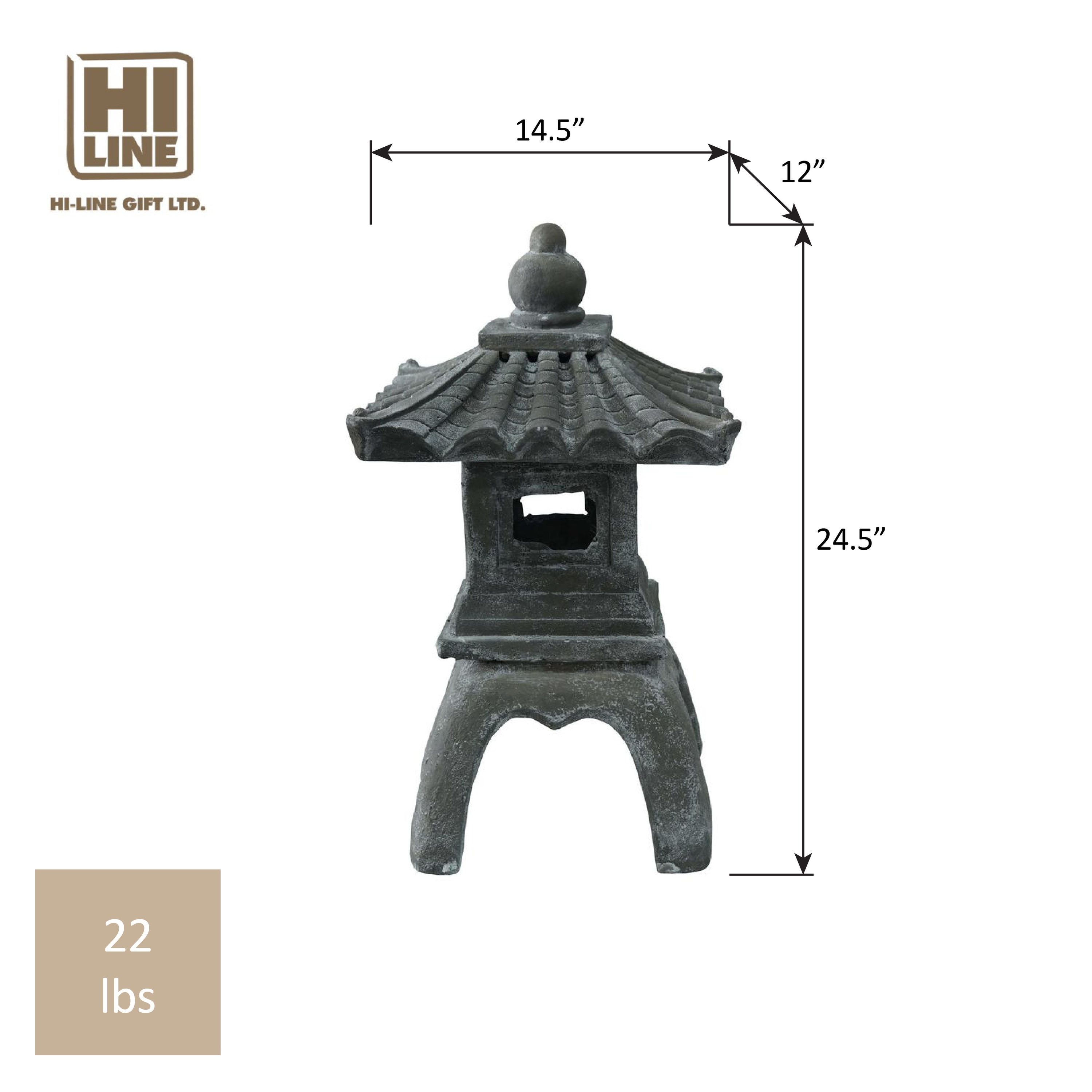 Hi-Line Gift 75630 Garden-Statue - View #2