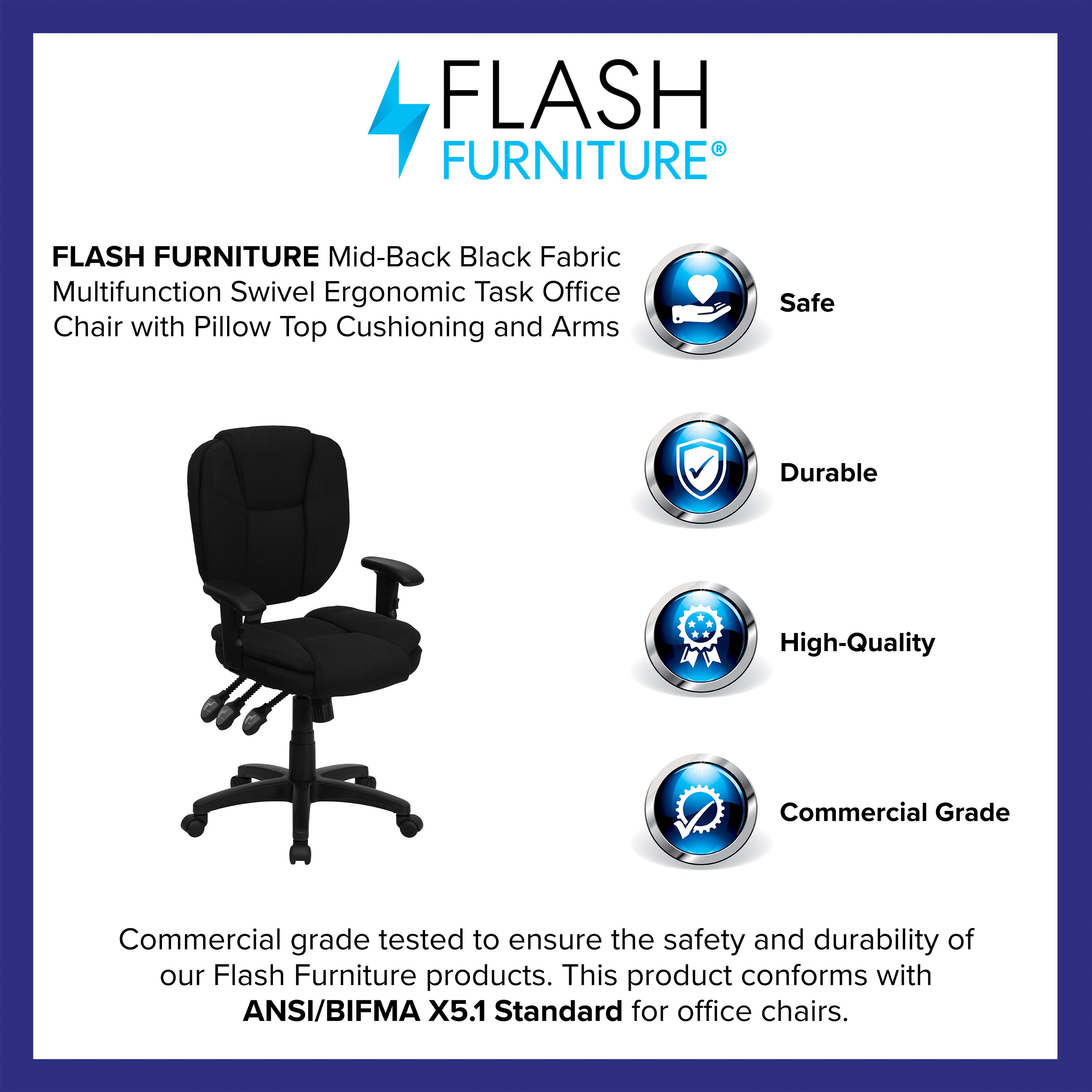 Emma + Oliver 889142721840 Office-Chairs - View #7