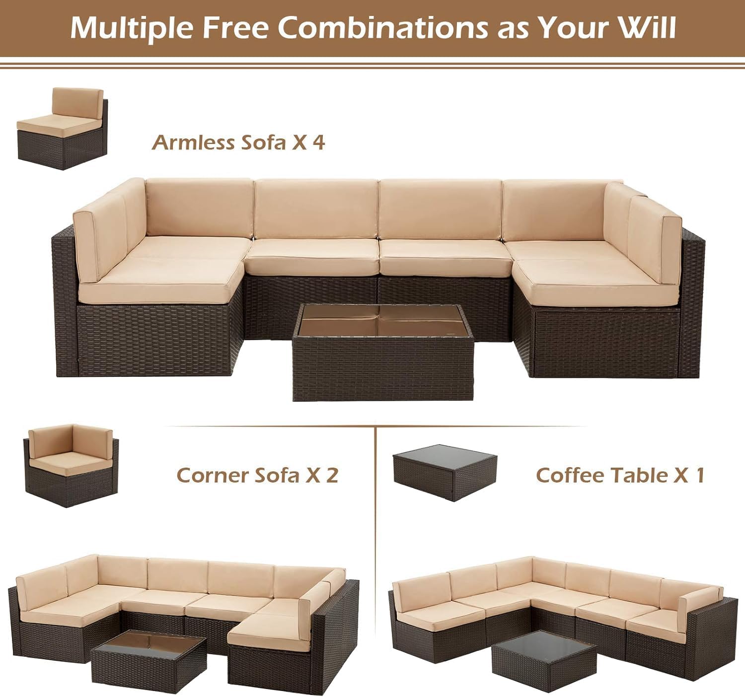 AECOJOY 16002BRBG-LS02 Patio-Sofas-Daybeds - View #4