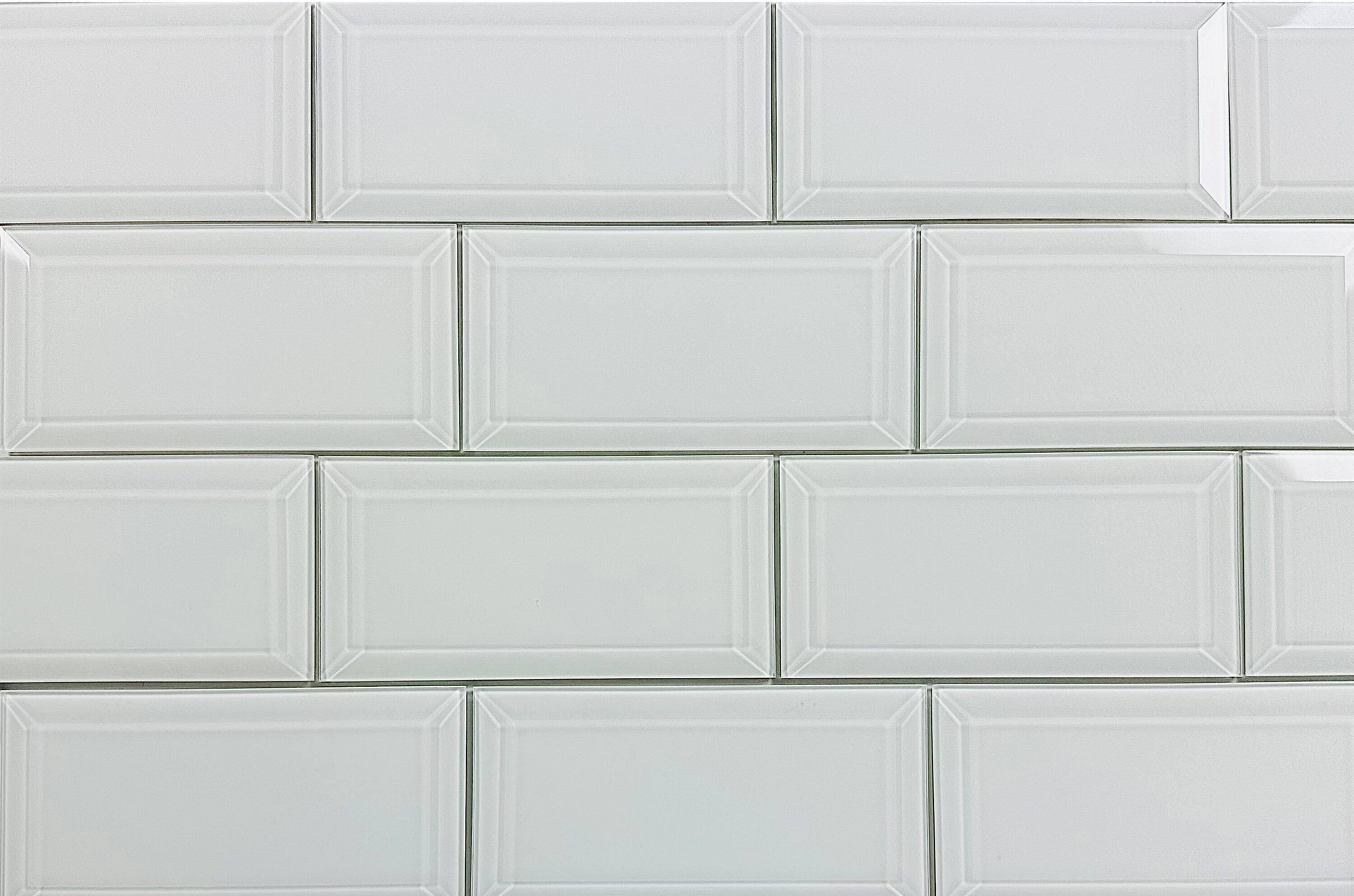 Abolos LWSFEM0306-IS Frosted Elegance White 3-in x 6-in Matte Glass Subway Standard Wall Tile ( 10.5-sq ft Carton )