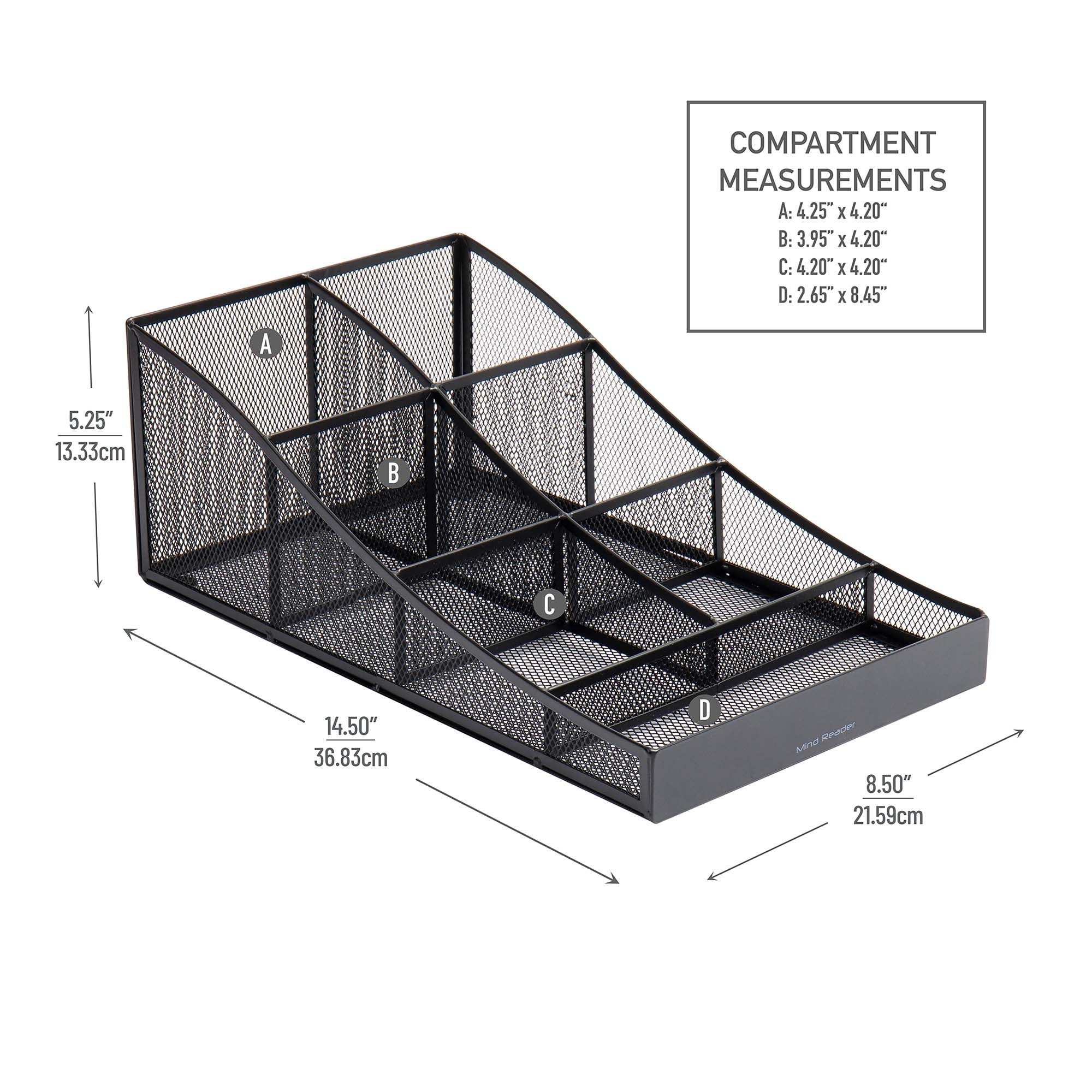 Mind Reader 2CO7MESH-BLK Pull-Out-Cabinet-Baskets - View #8