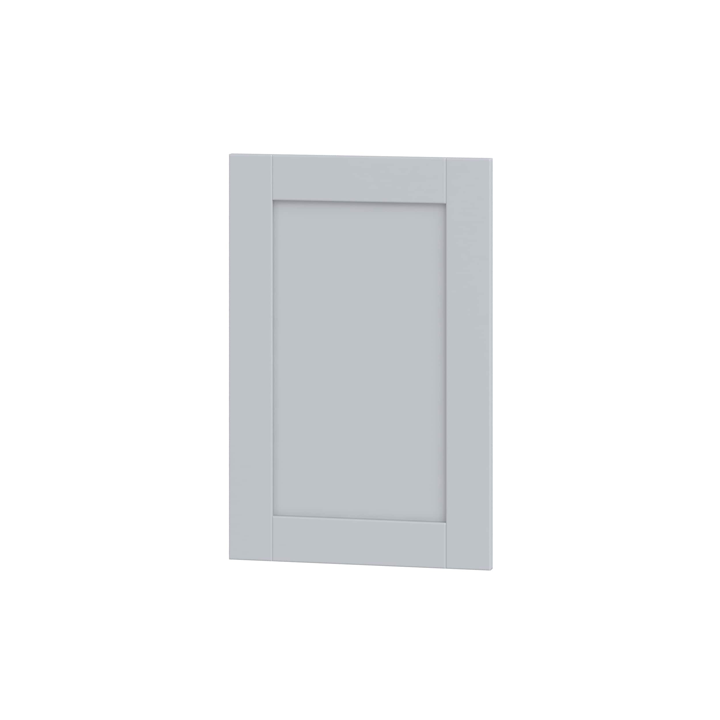 Hugo&Borg DSDR16.525-CH Charlesberg 16.5-in W x 25-in H Light Gray Laminate Shaker Base cabinet door (Fits 18-in base box )