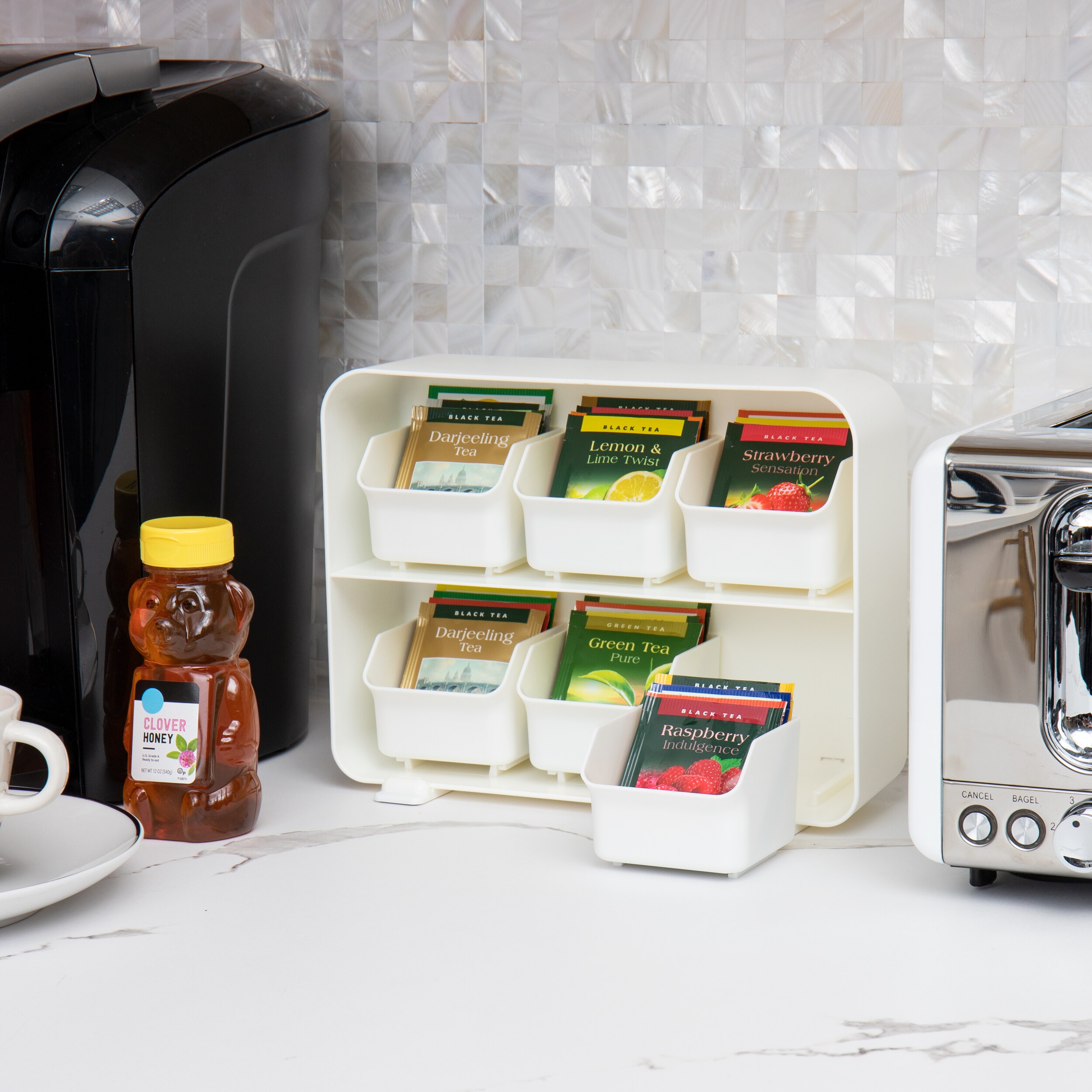 Mind Reader STBORG-WHT Coffee-Beverage-Organizers - View #2