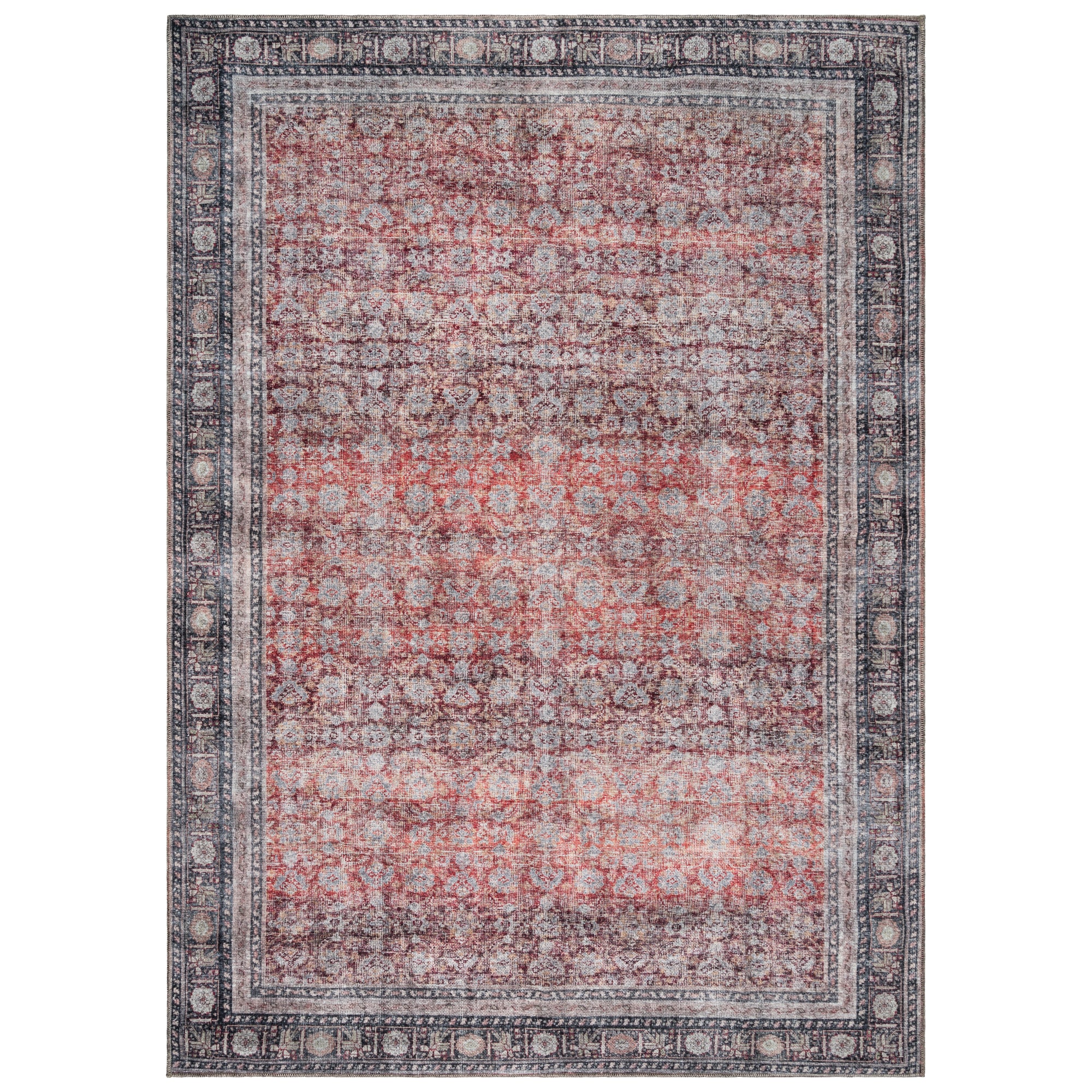 Thomasville Loomed Brown Rectangular Indoor Oriental Machine Washable Area Rugs