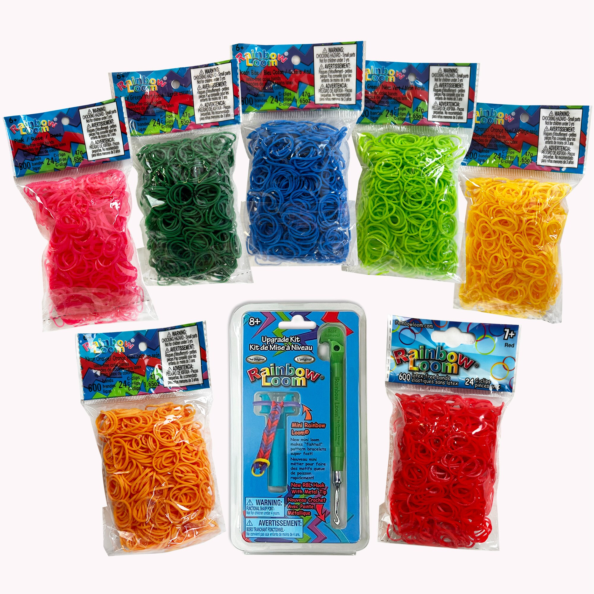 Rainbow Loom Bracelet-Making Kit with 600 Premium Rubber Bands, Boys and  Girls, Child, Ages 7+ 