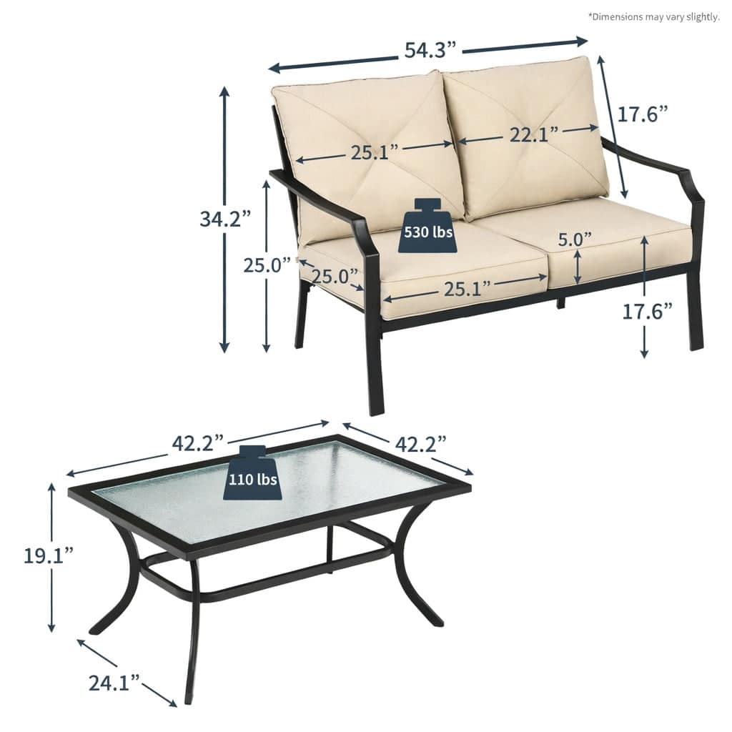 Choco Moon 5357455153207 Patio-Conversation-Sets - View #3