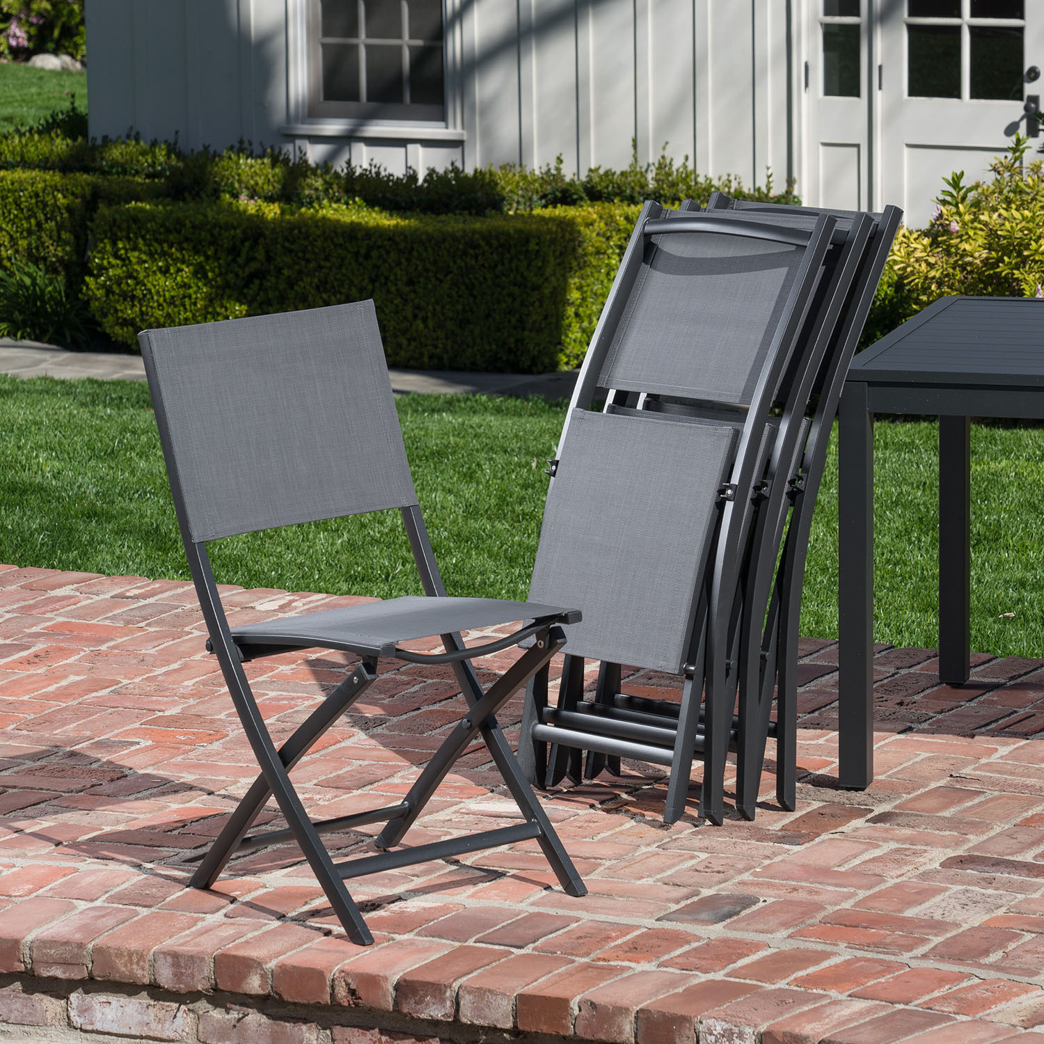 Hanover NAPDN13PCFD-GRY Patio-Dining-Sets - View #6