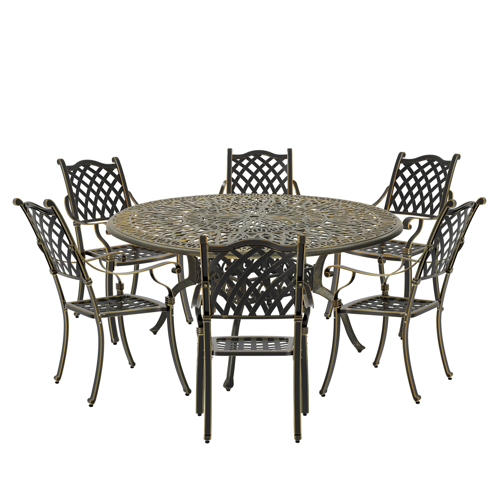 Clihome CL-XG150TEX-BR Patio-Dining-Sets - View #4