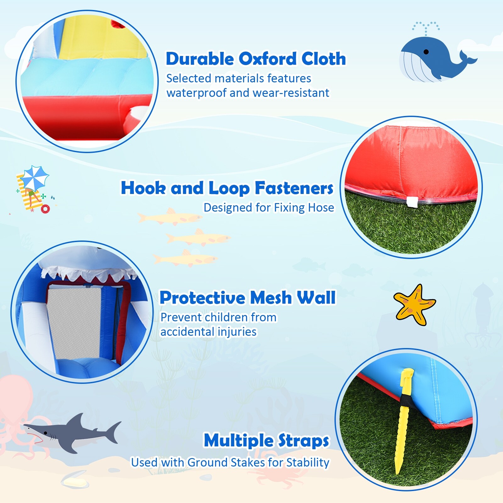 Slickblue D-CO-15907PO Bounce-Houses - View #4