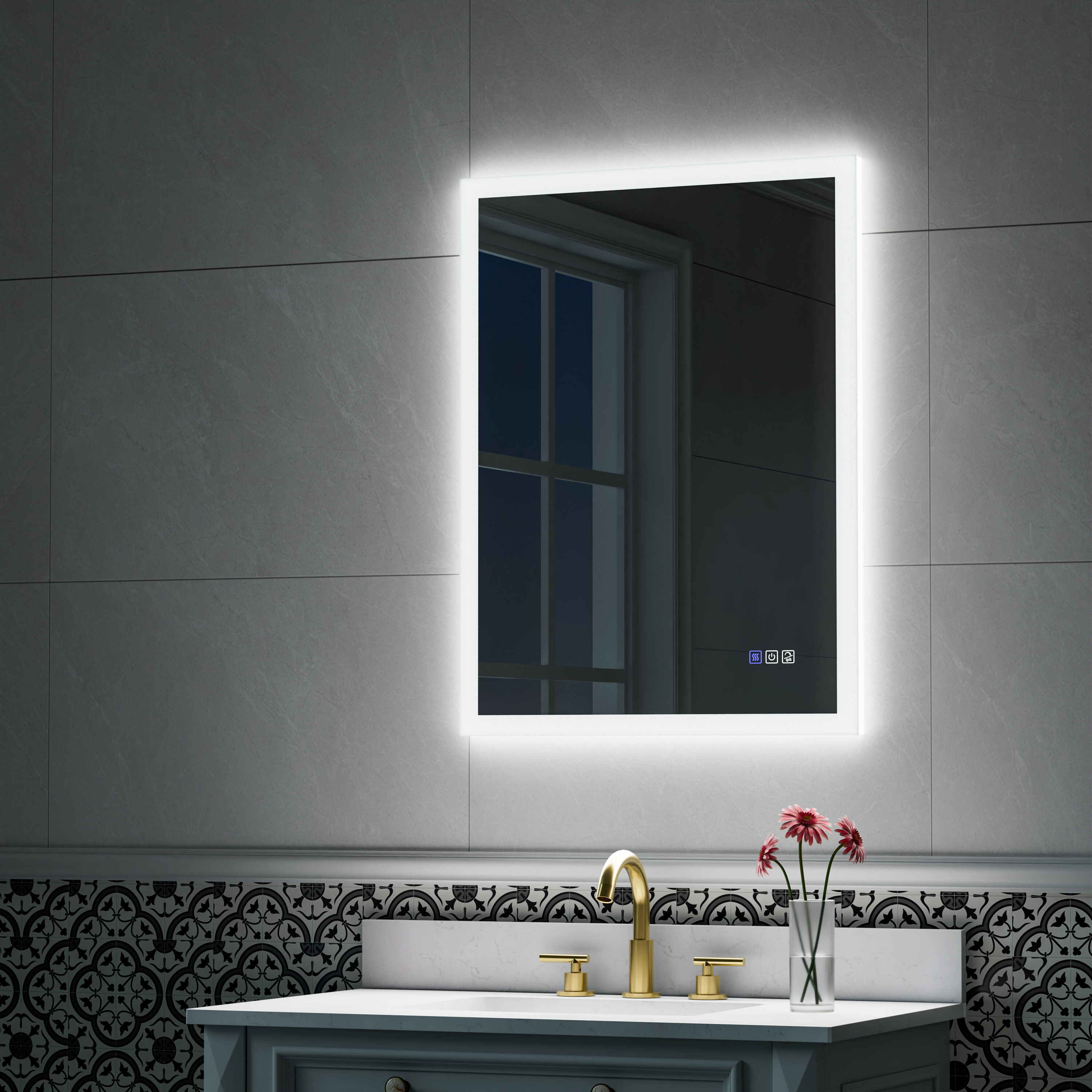 Forclover EVR-BM07 Framed-Bath-Mirrors - View #13