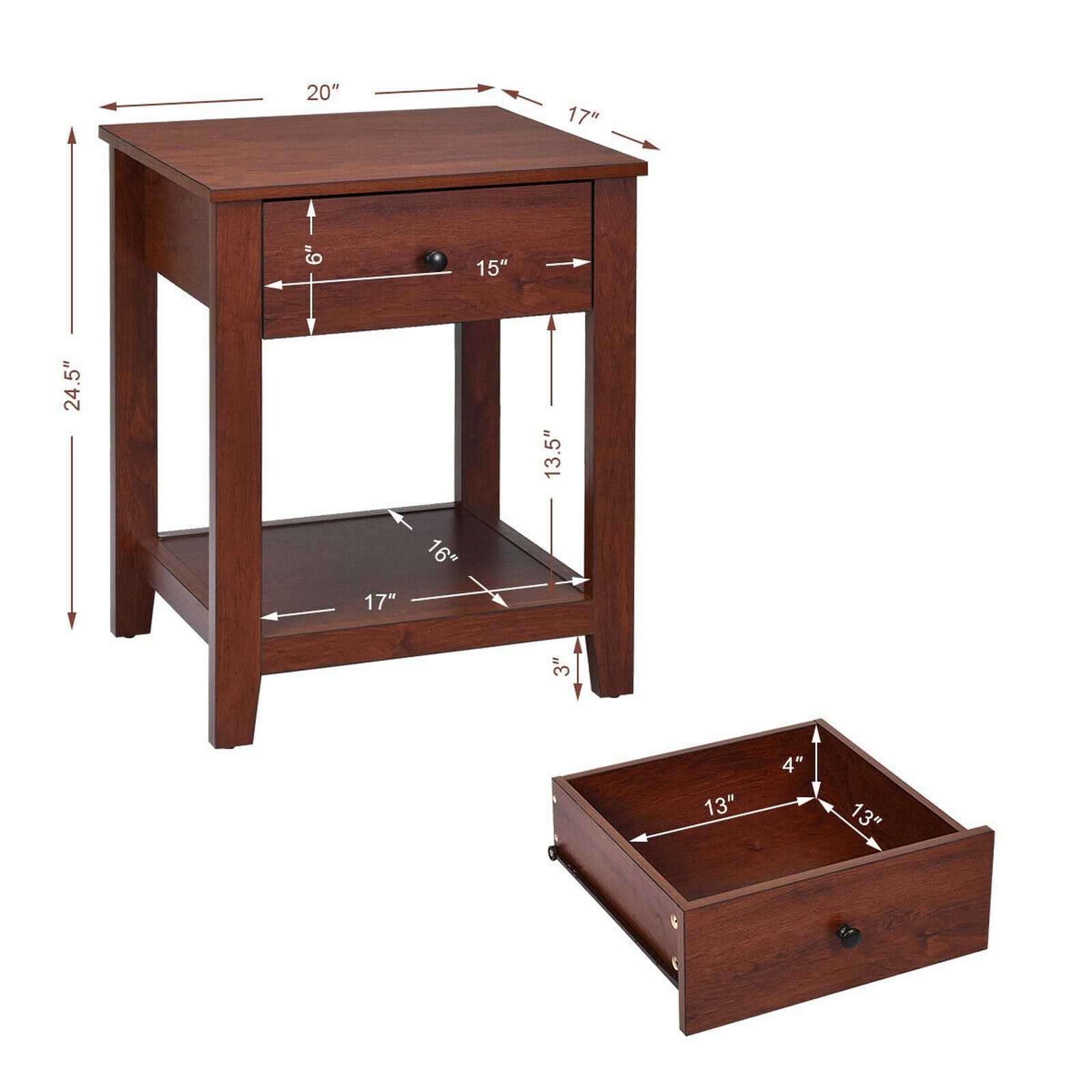 SUGIFT ZMLW014SUGHY1302 nightstands - View #3