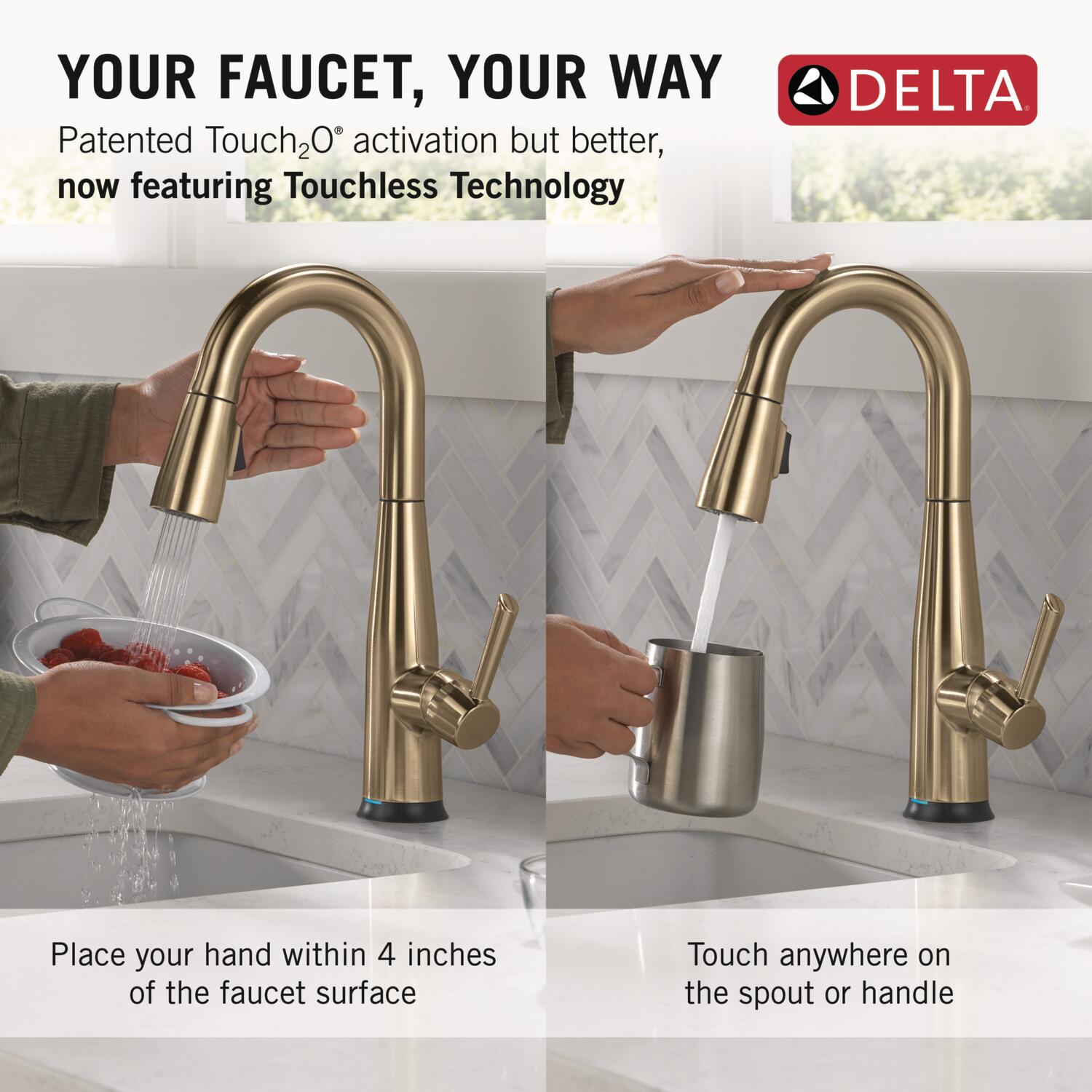 Delta 9913TL-CZ-DST Kitchen-Faucets - View #3